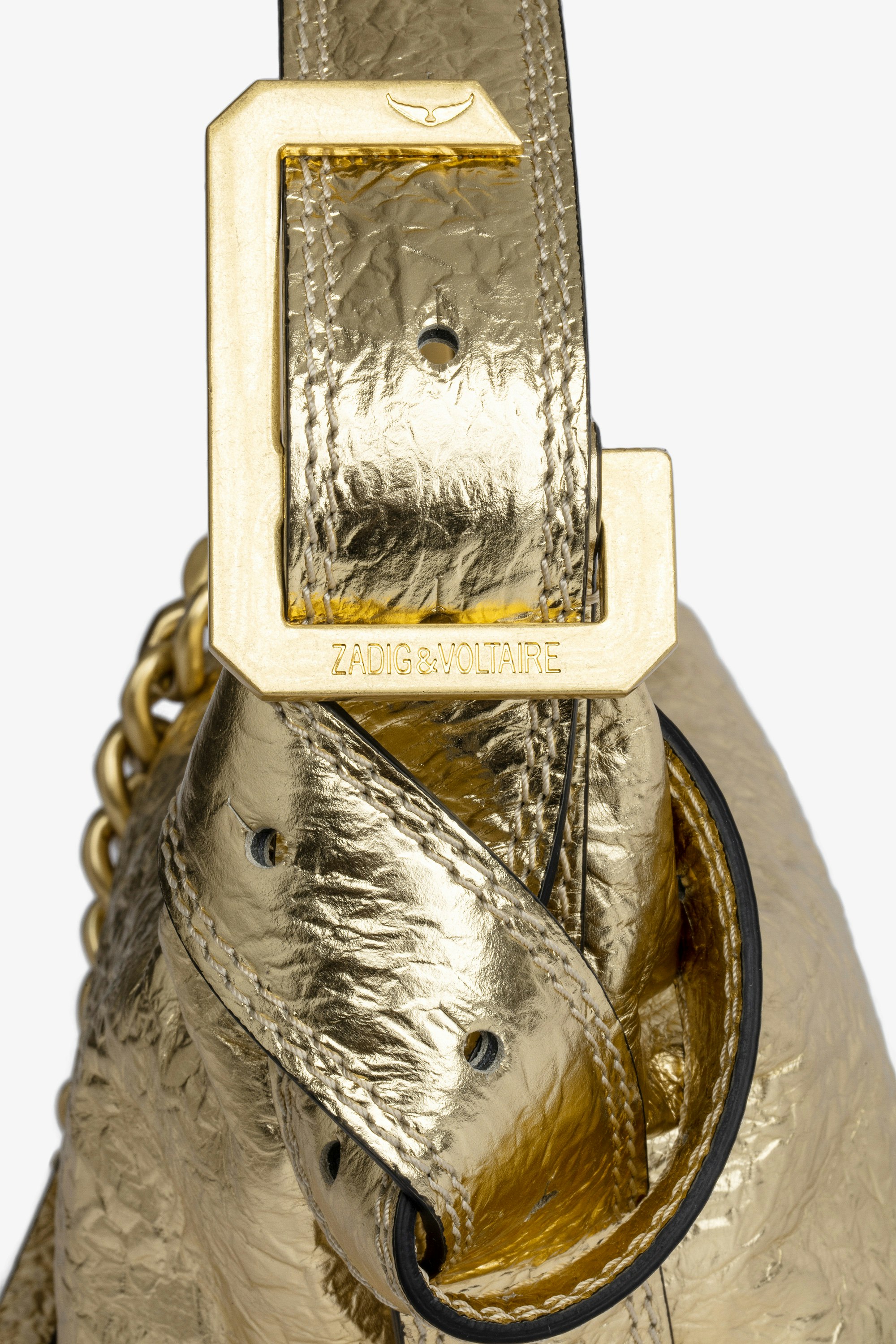 Bolso Le Cecilia XS Wrinkled Metal  3