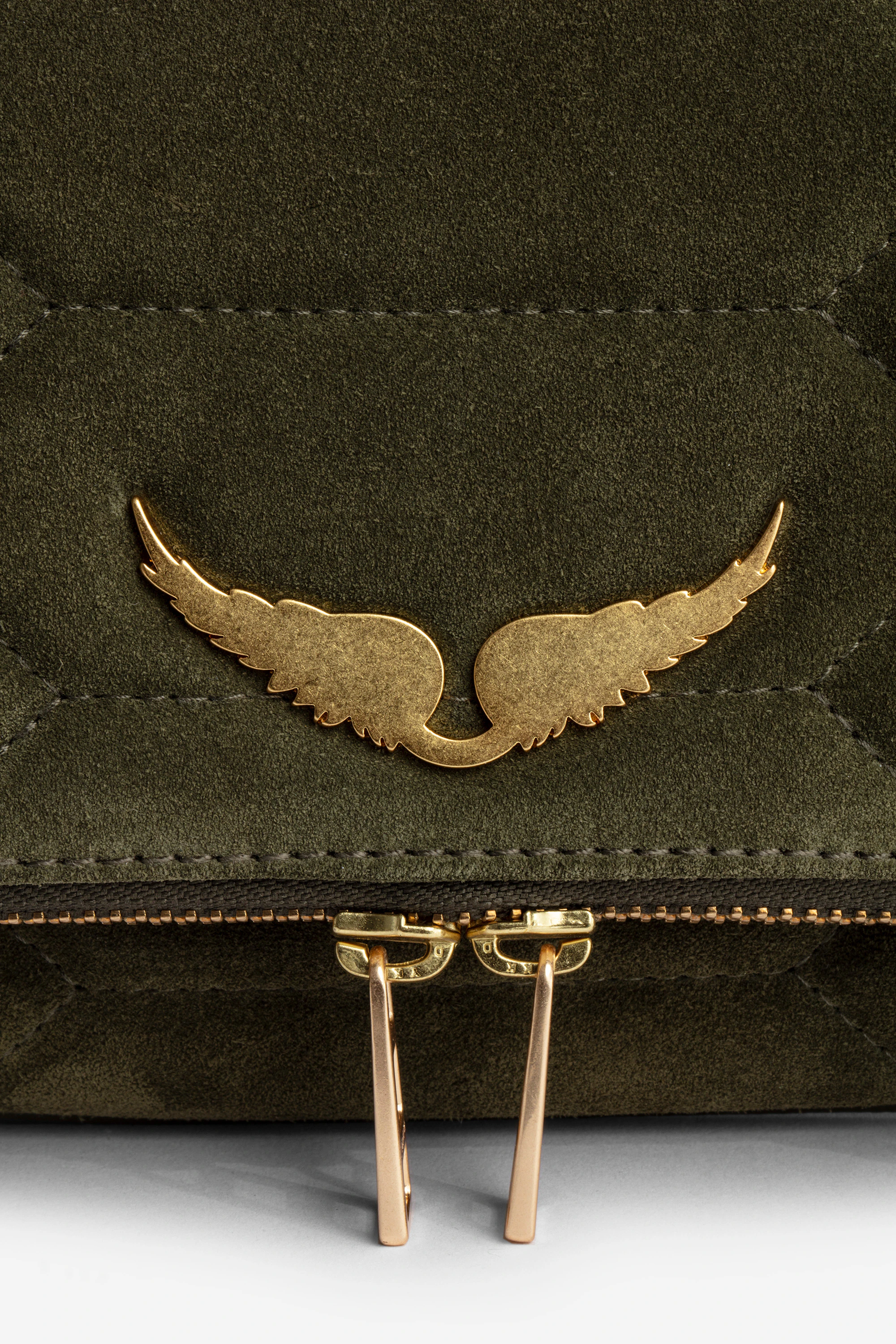 Bolso de mano Rock de ante acolchado thumbnail 3