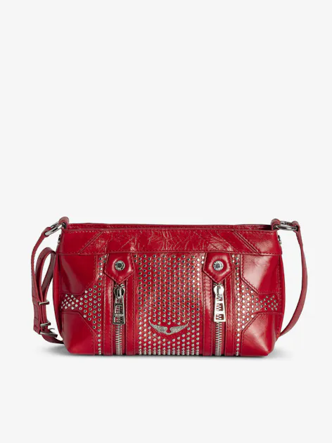 Sunny Mood Red Leather Bag With Studs Zadig Voltaire sunny-mood-red-leather-bag-with-studs-zadig-voltaire