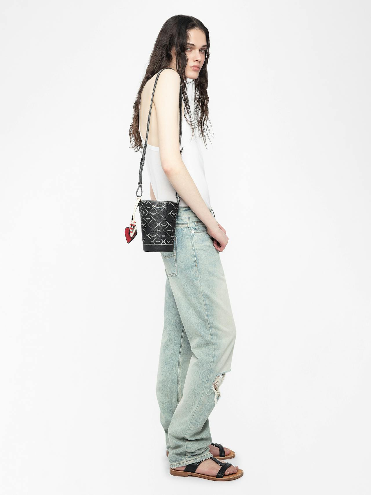 Z Bucket Nano Monogram Bag