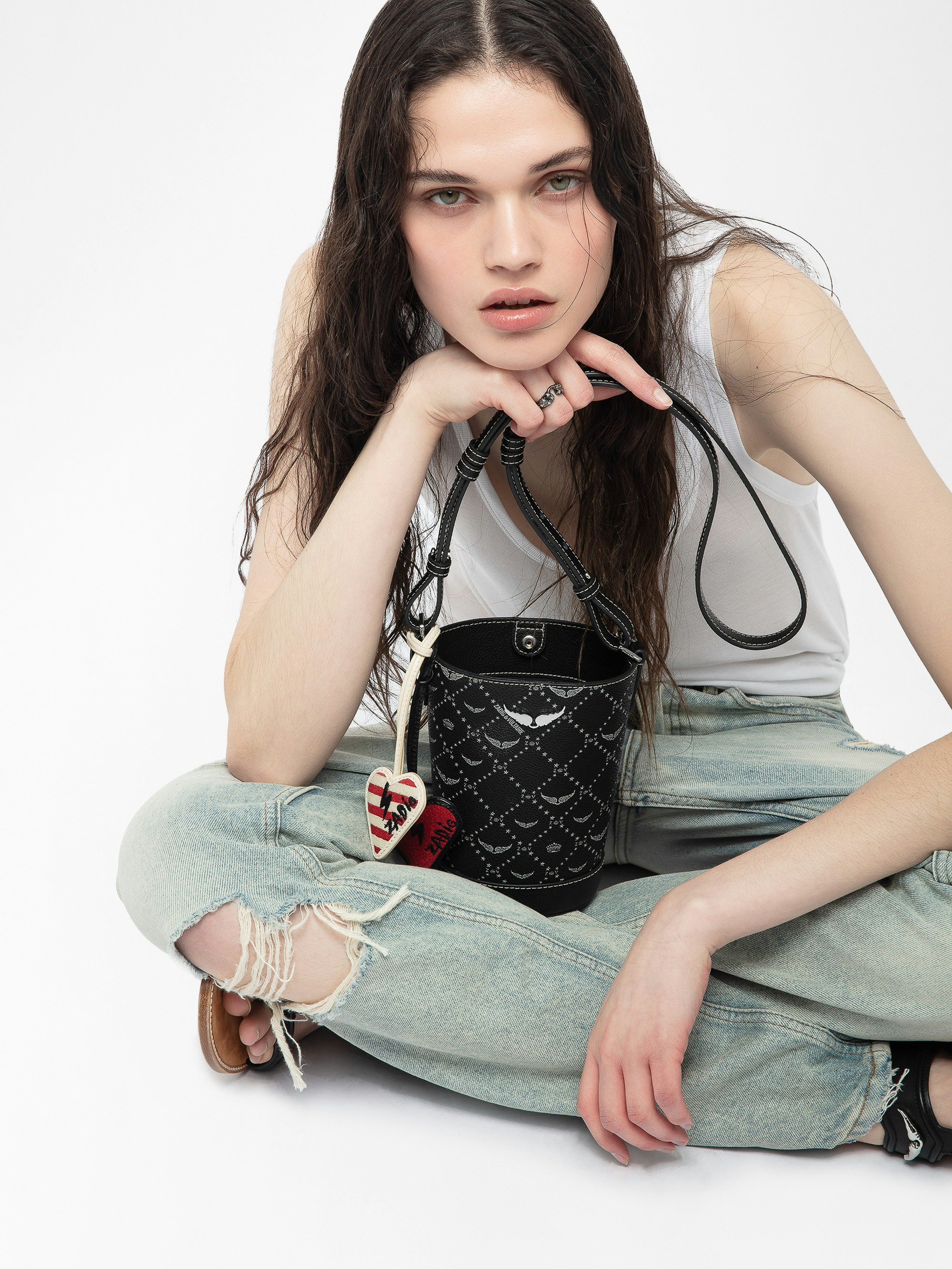 Z Bucket Nano Monogram Tasche