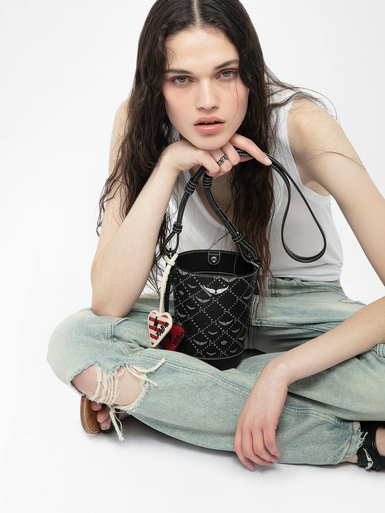 Z Bucket Nano Monogram Bag 8