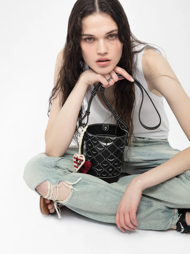 Z Bucket Nano Monogram Bag