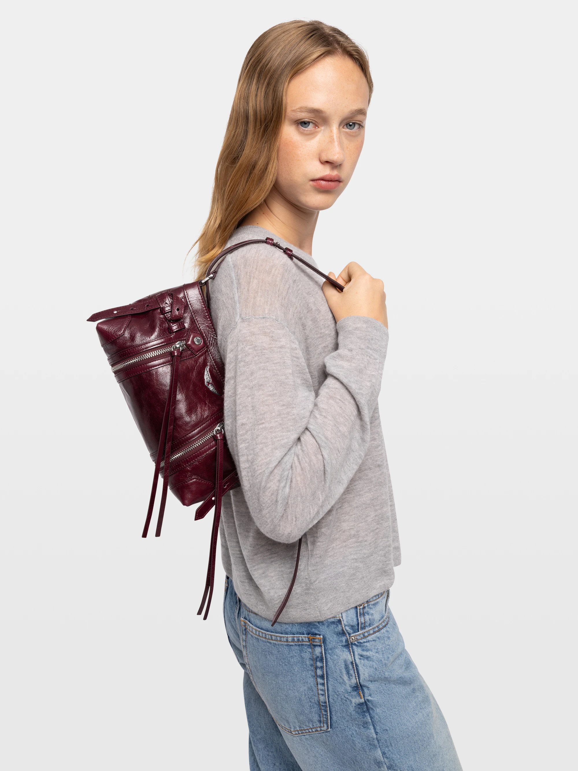 Madison Mini Vintage Patent Bag