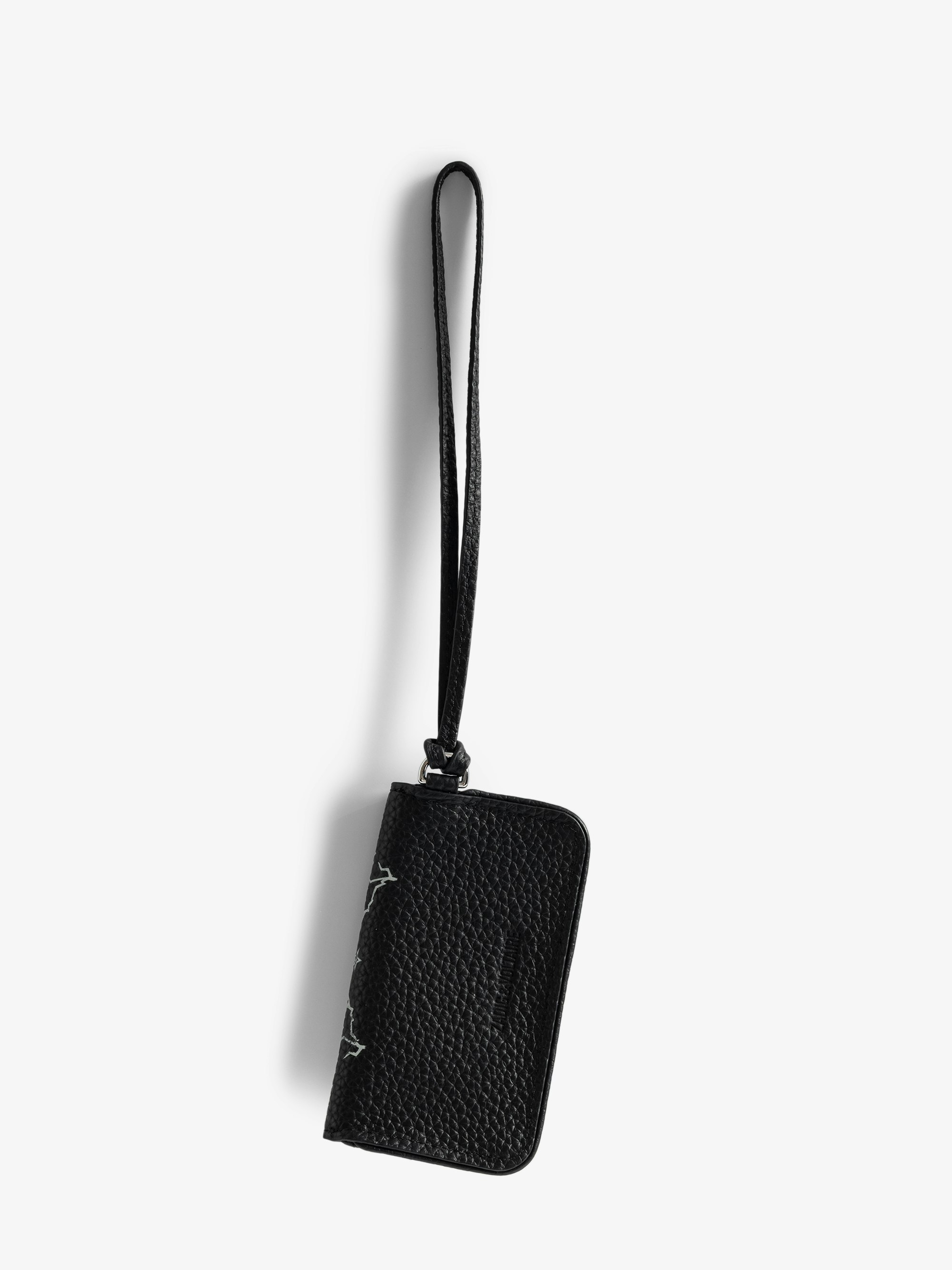 Rock Punk Keychain in Black Leather | Zadig&Voltaire | Zadig&Voltaire