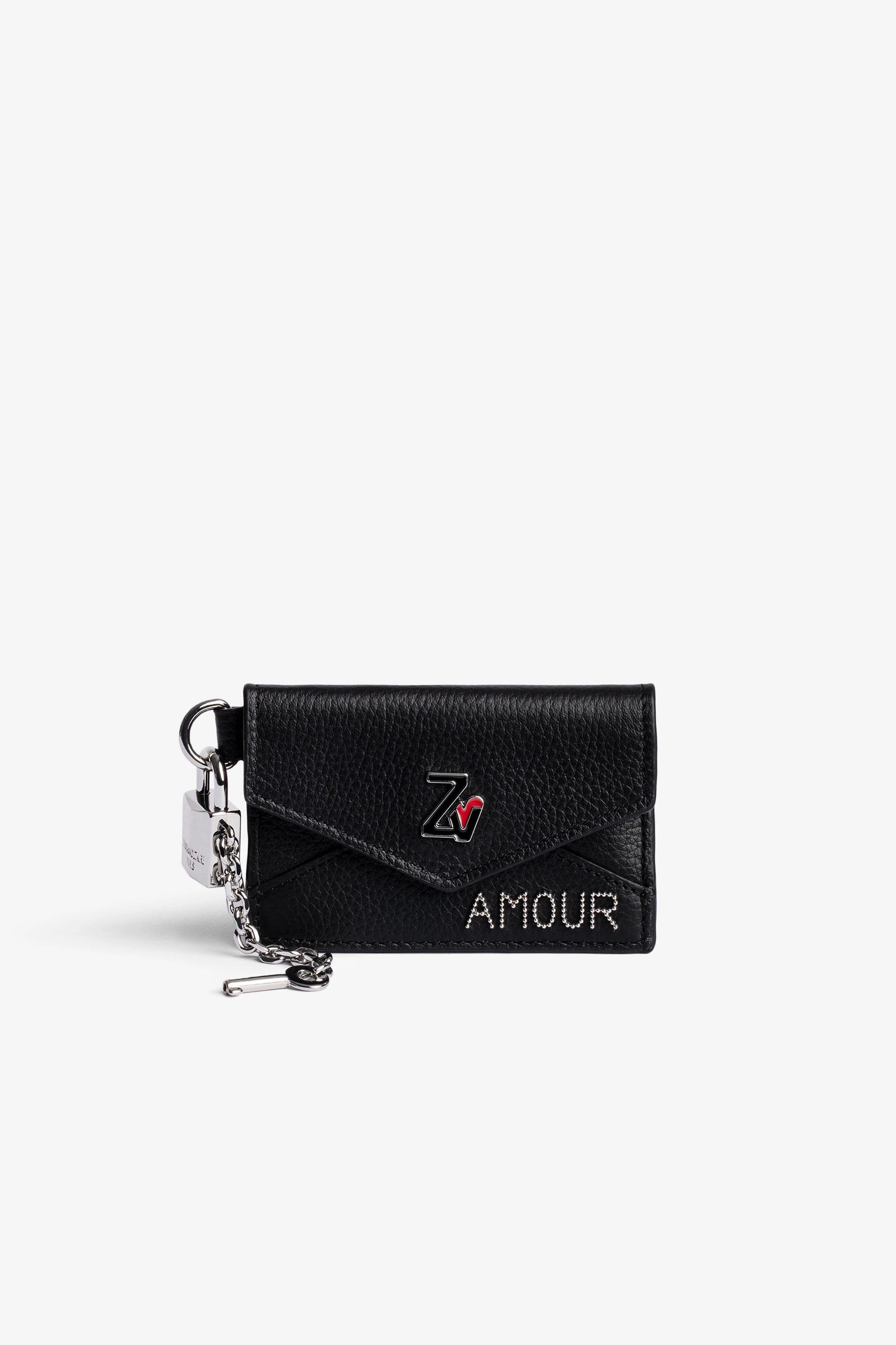 ZV Crush Pass Card Holder Leather card holder black women