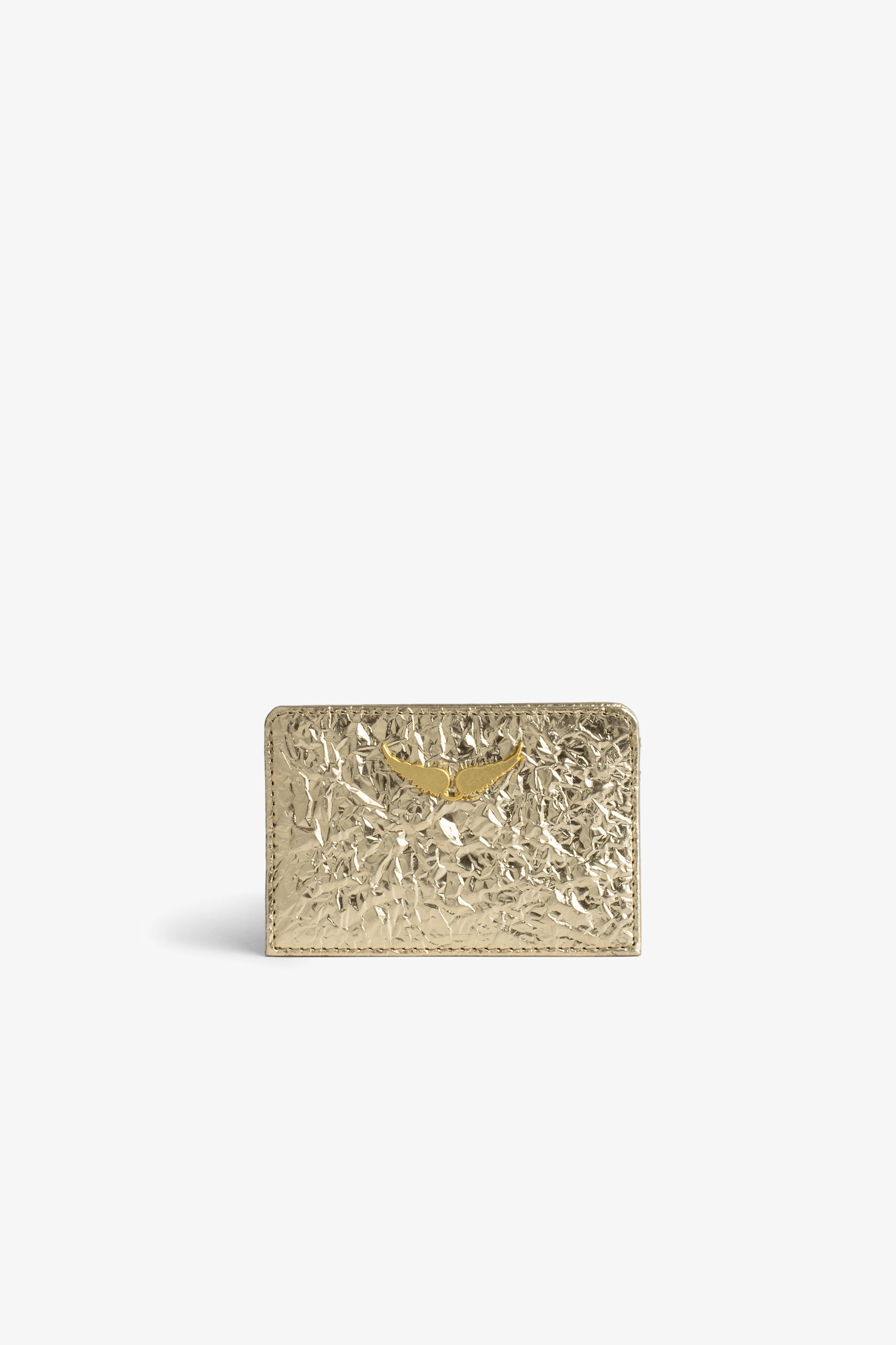 ZV Pass Card Holder card holder gold women | Zadig&Voltaire