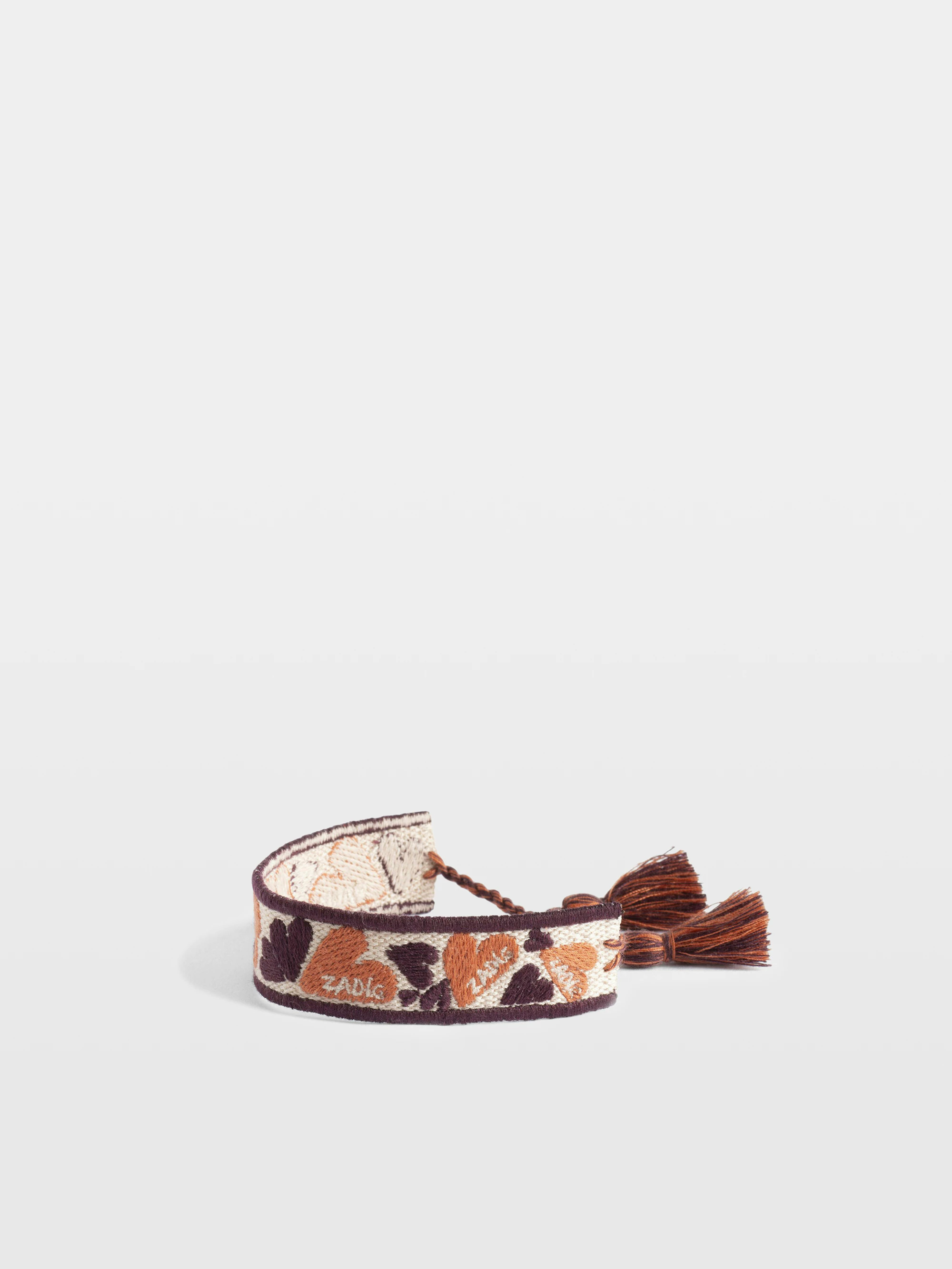 Zadig Woven Heart Bracelet
