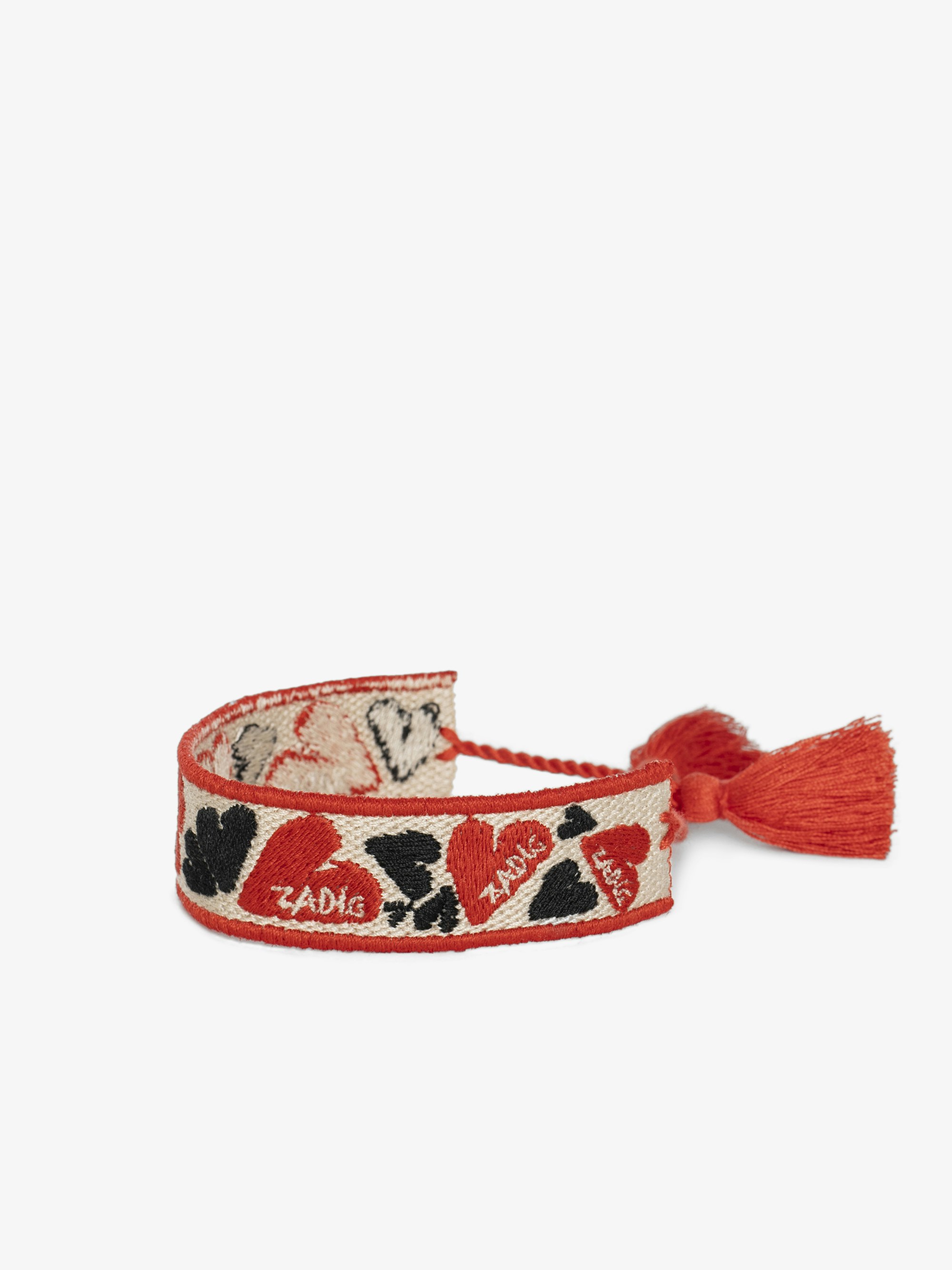 Zadig Woven Heart Bracelet