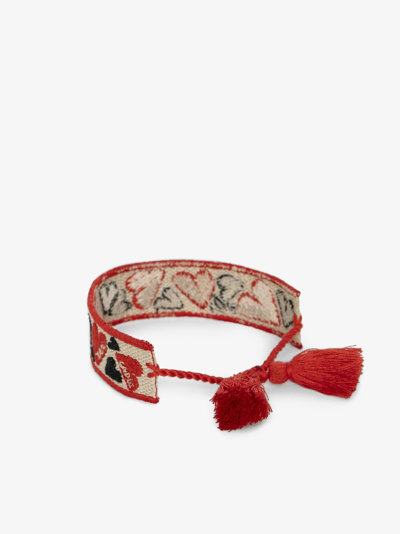 Zadig Woven Heart Bracelet
