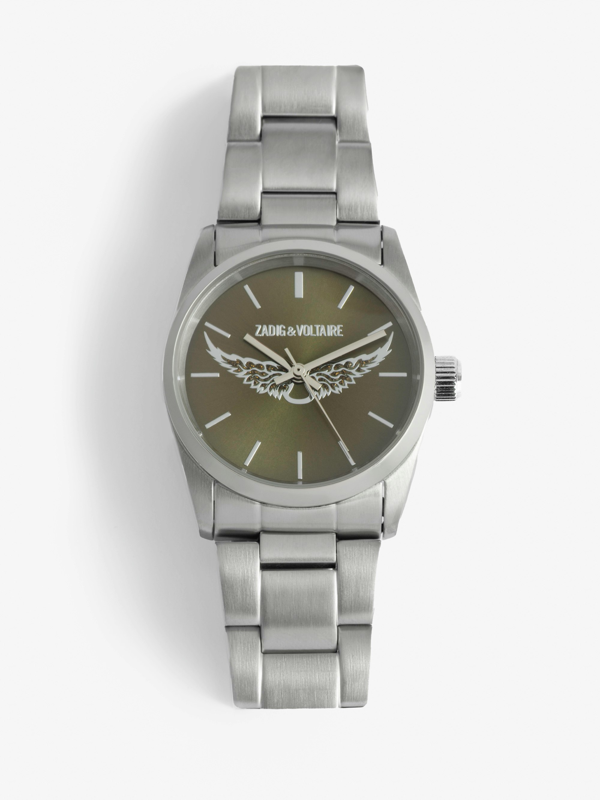 Women's Stainless Steel Khaki Watch | Zadig&Voltaire | Zadig&Voltaire