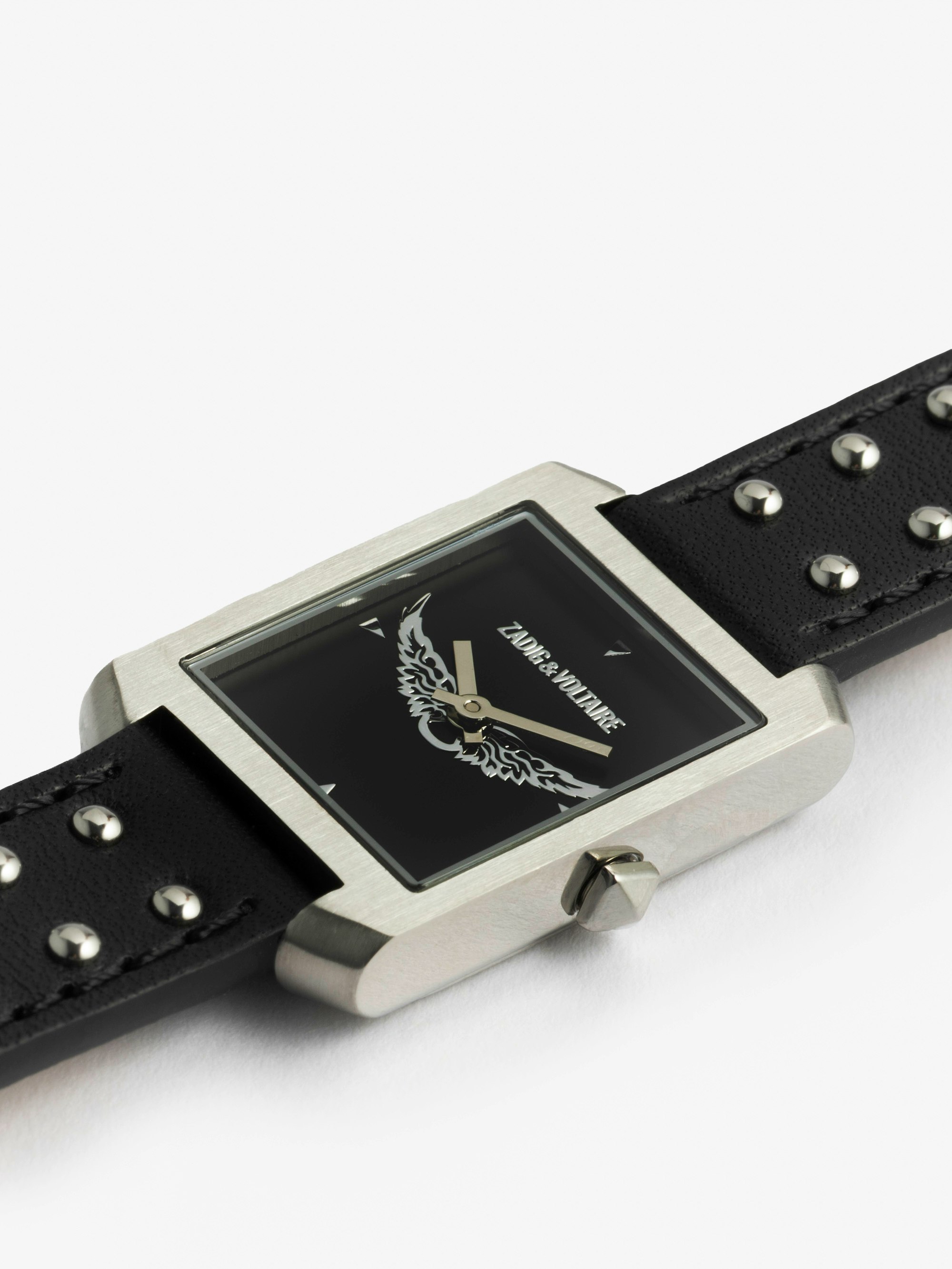 Voltaire Leather Studs Watch