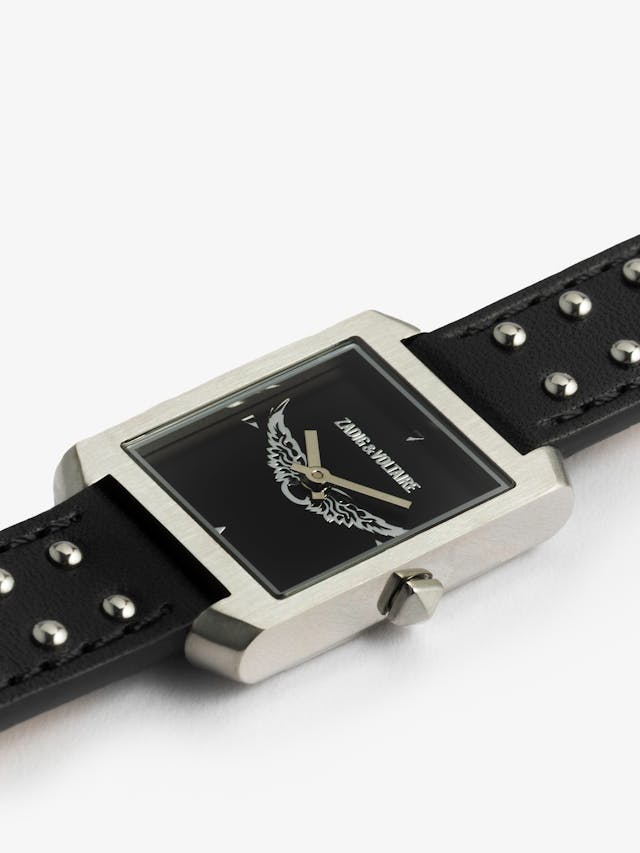 Voltaire Leather Studs Watch
