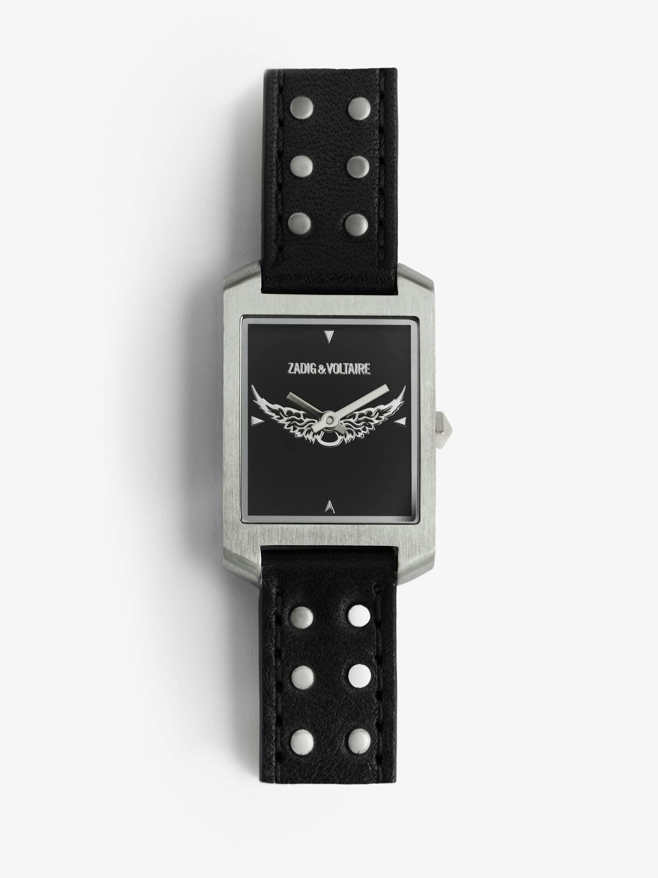 Voltaire Leather Studs Watch