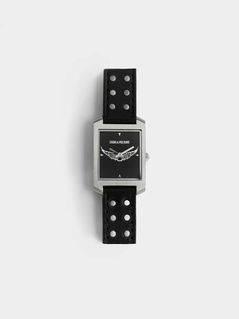 Voltaire Leather Studs Watch