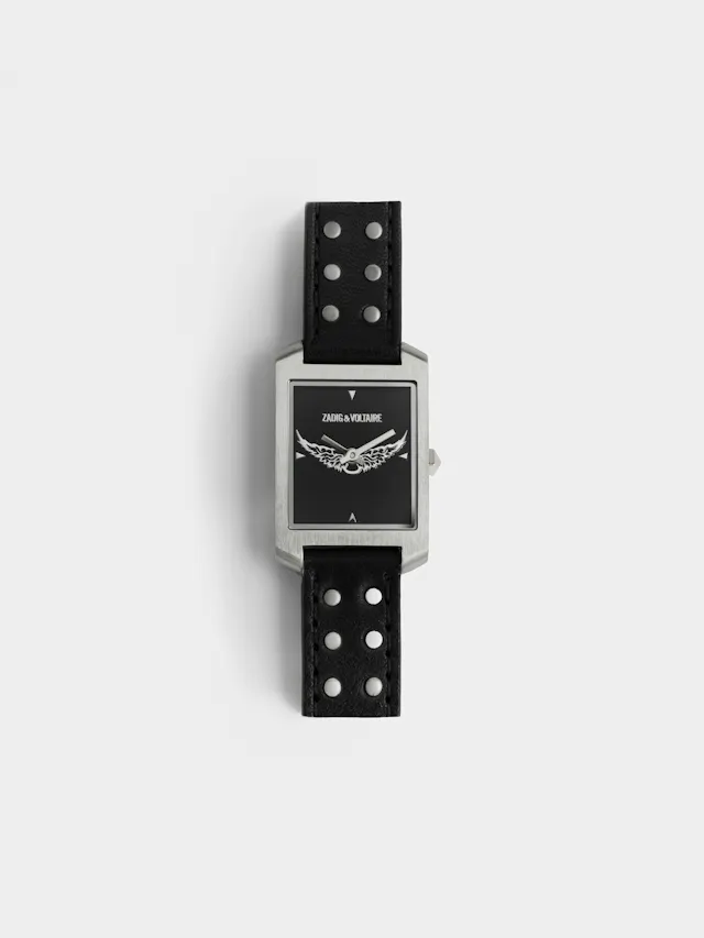 Voltaire Leather Studs Watch