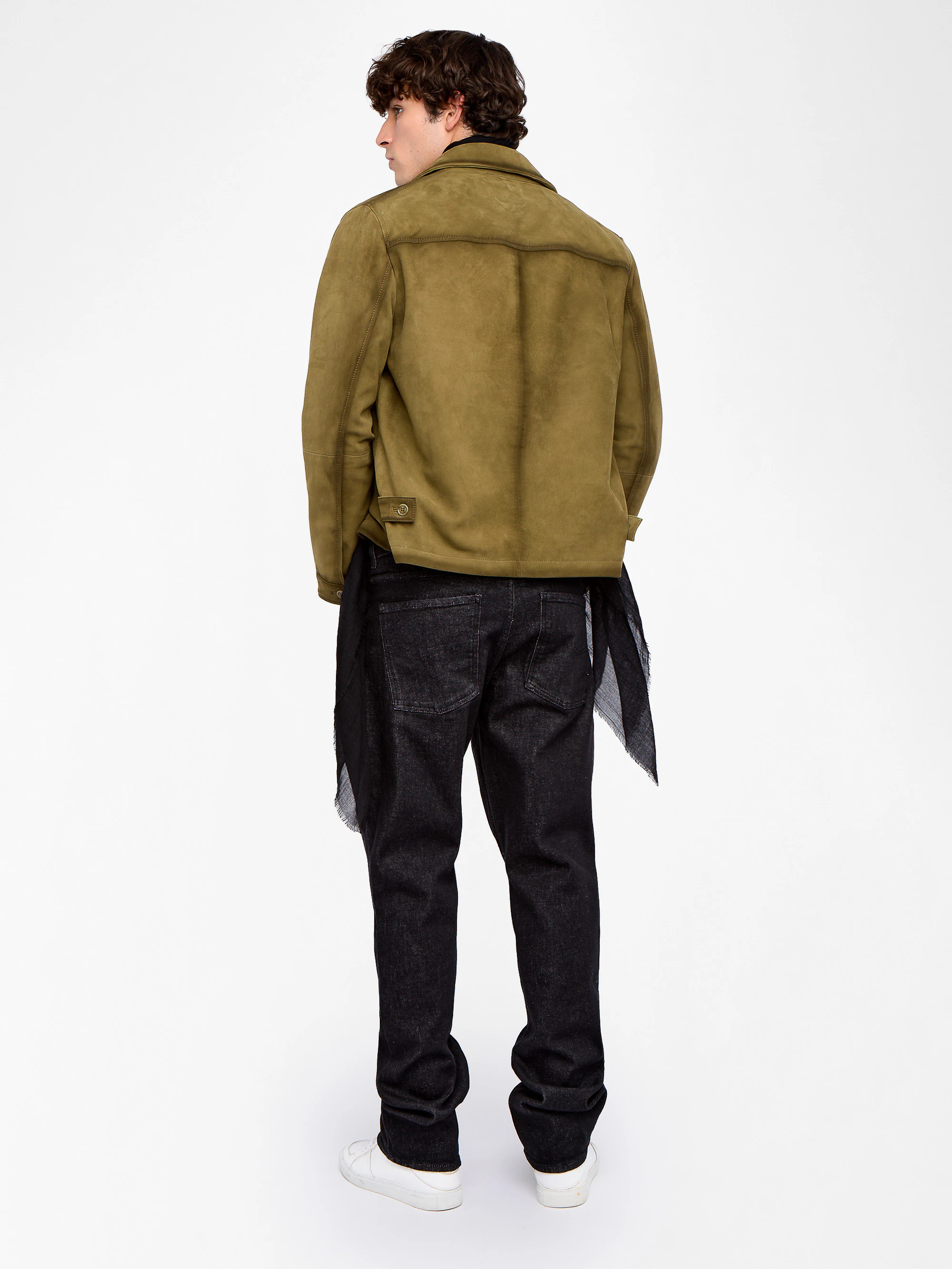 Veste Loumy Cuir Suede