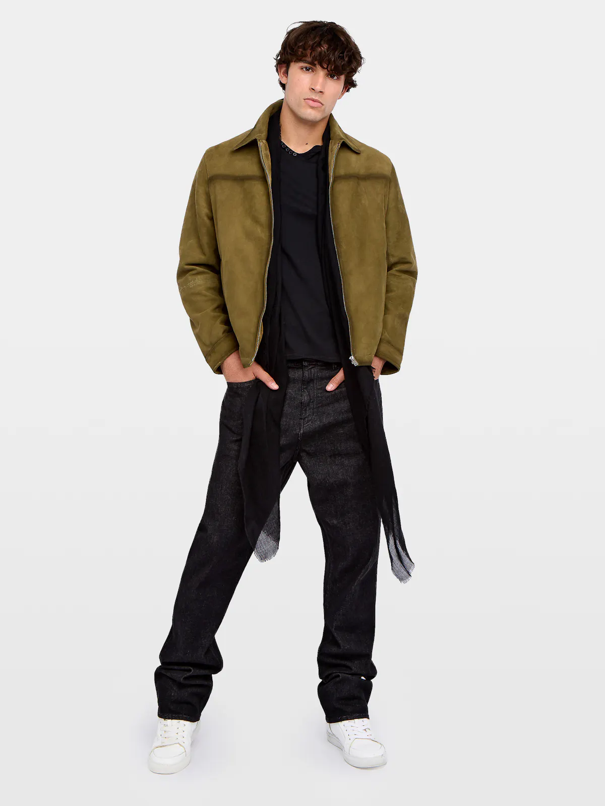 Chaqueta Loumy de Piel de Ante