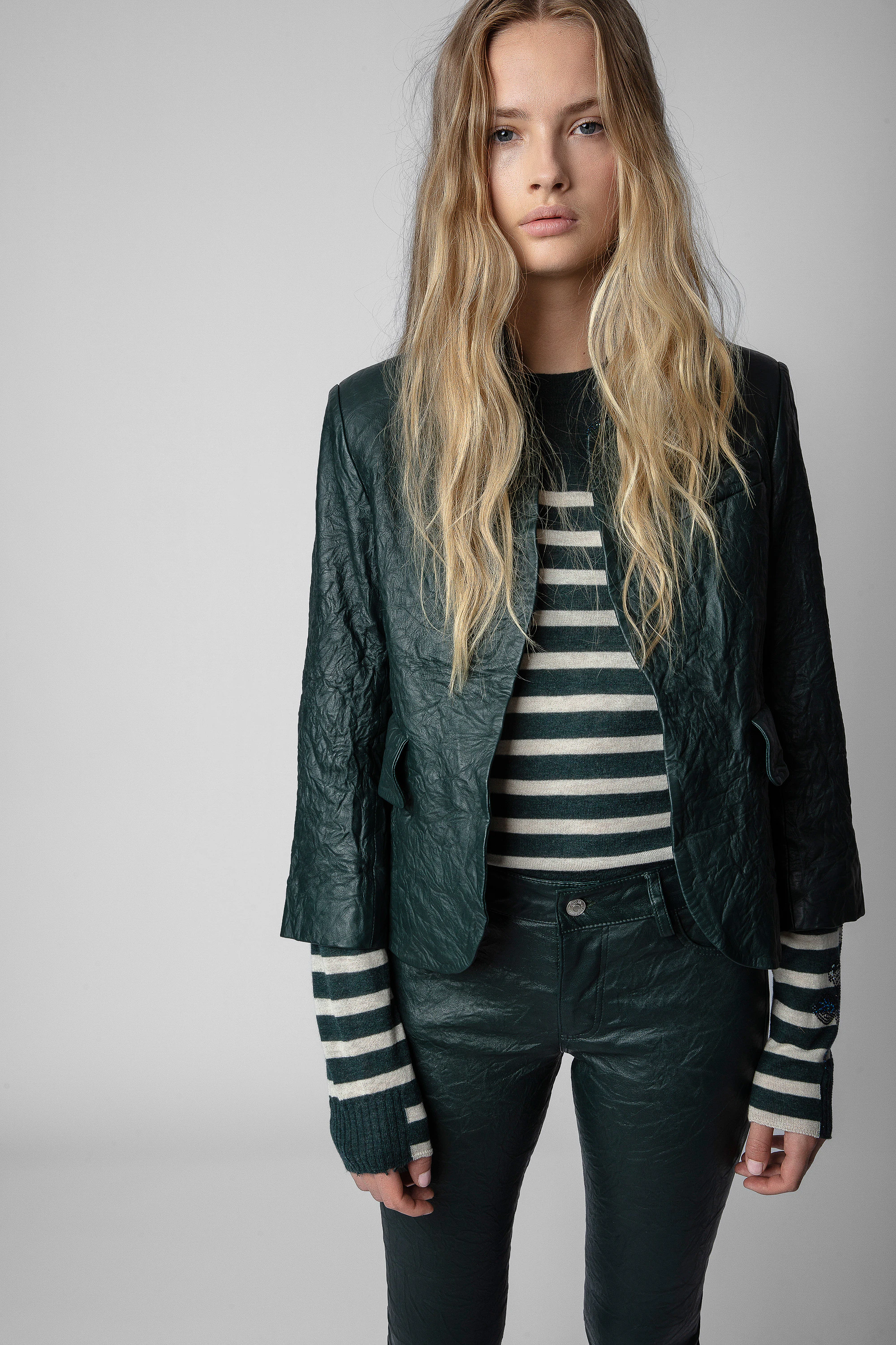 Blazer Verys Crinkled Leather thumbnail 2