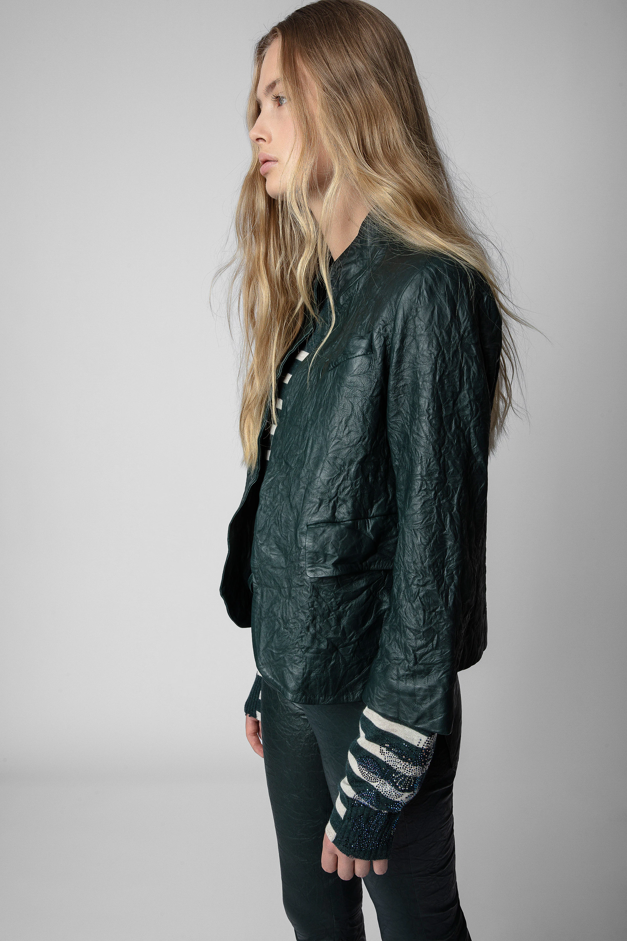 Blazer Verys Crinkled Leather thumbnail 3