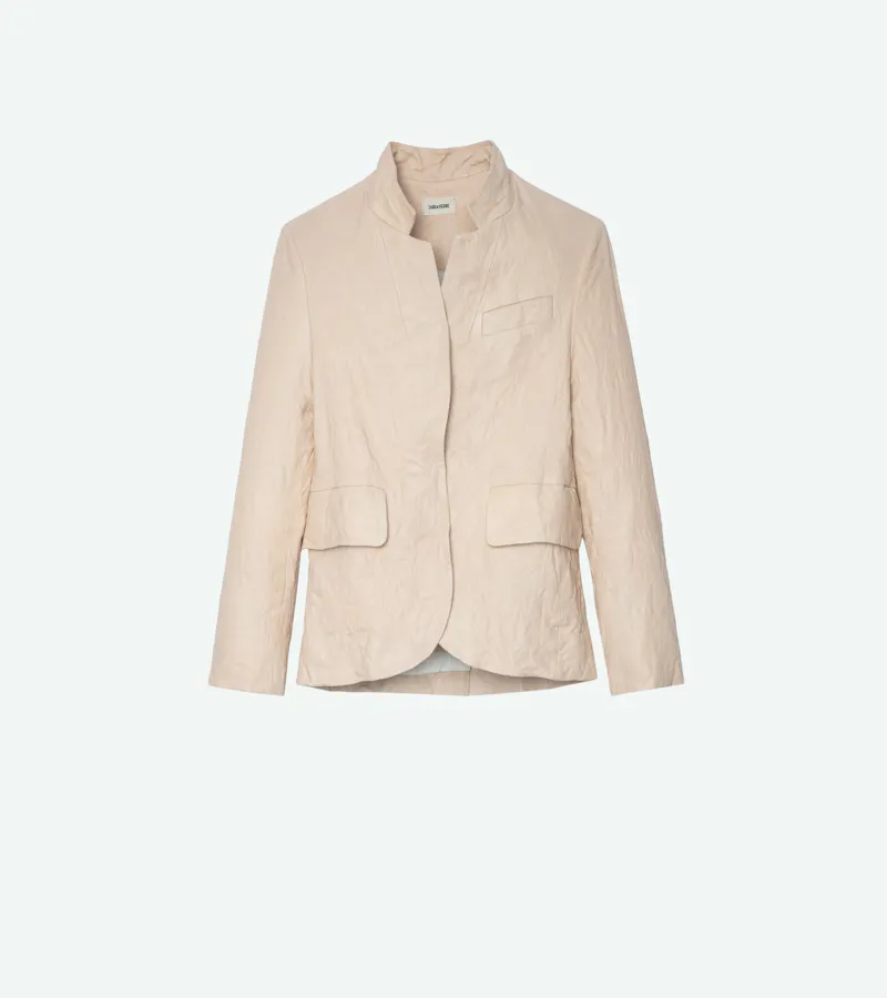 Blazer Verys Crinkled Leather