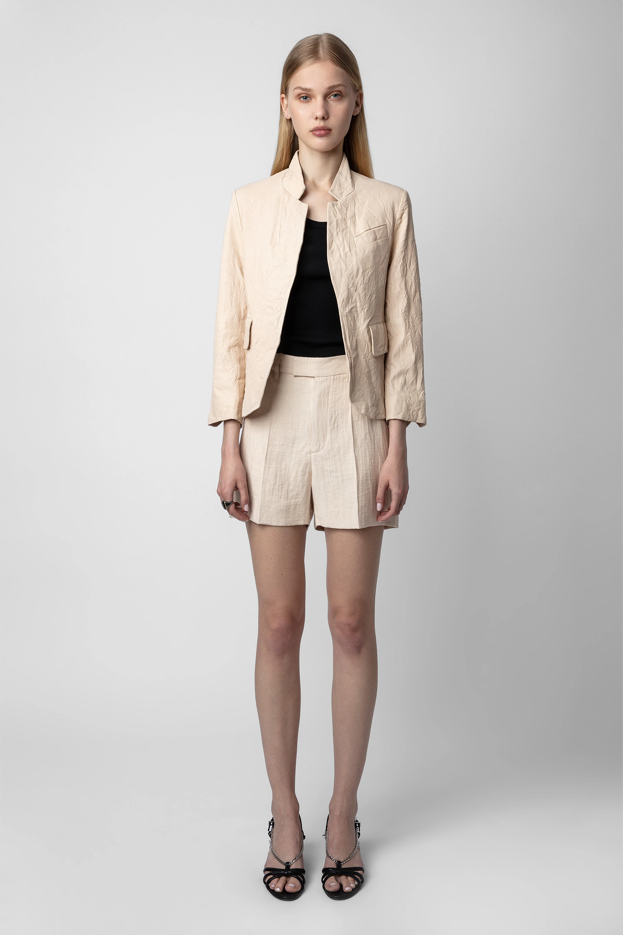 Blazer Verys Cuir Froissé