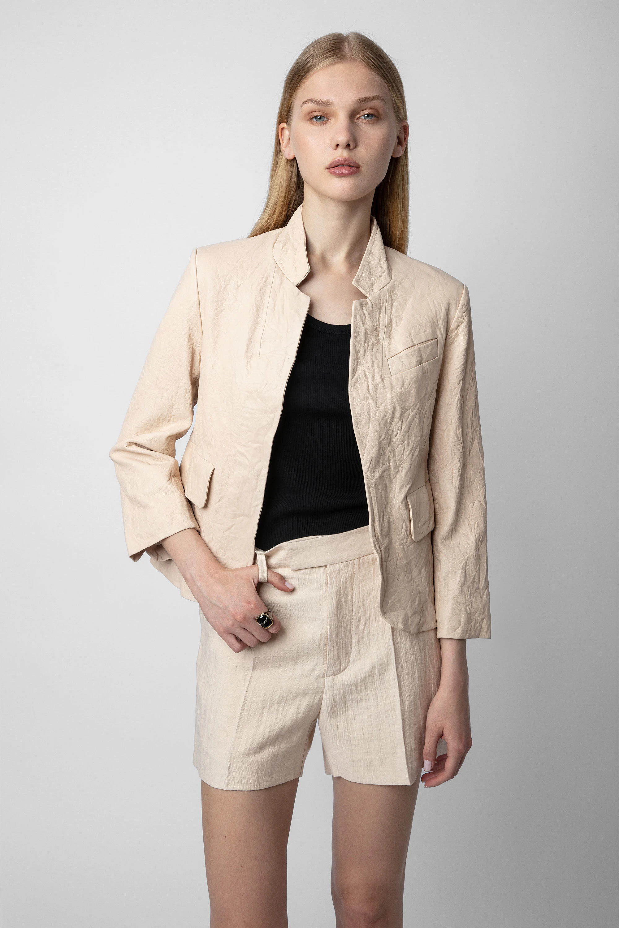Blazer Verys Cuir Froissé