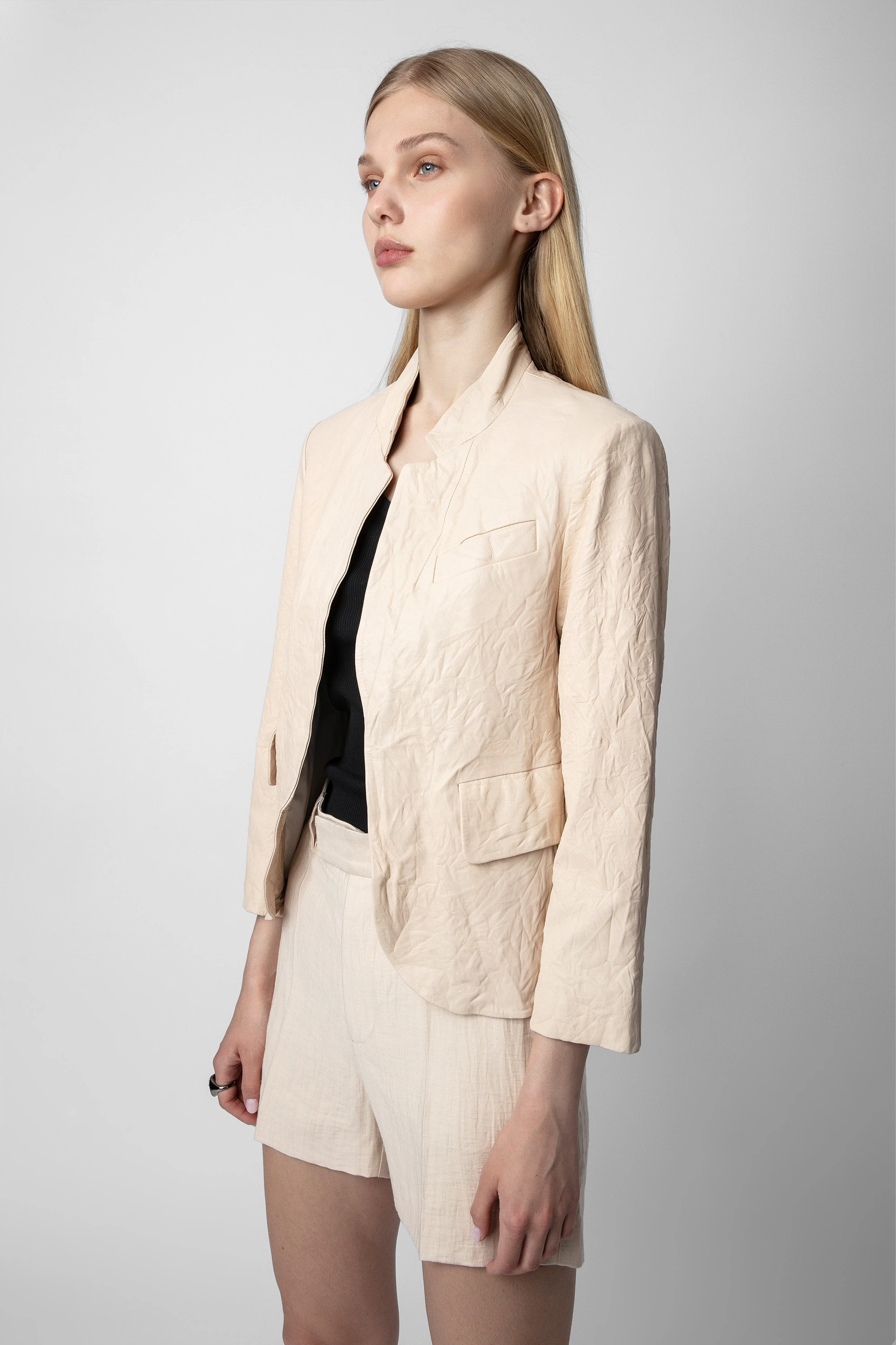 Blazer Verys Cuir Froissé