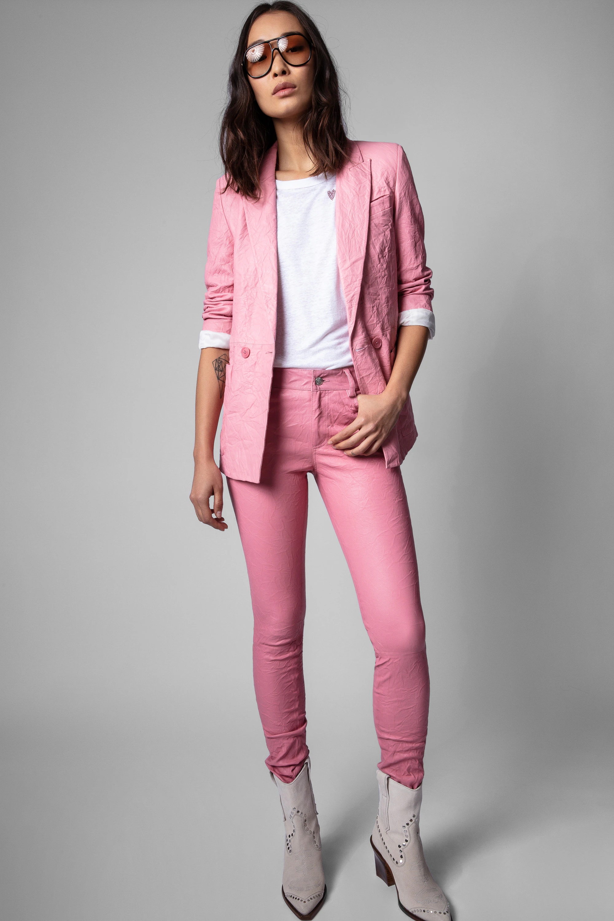 Blazer Visko 100% Crinkled Leather thumbnail 2