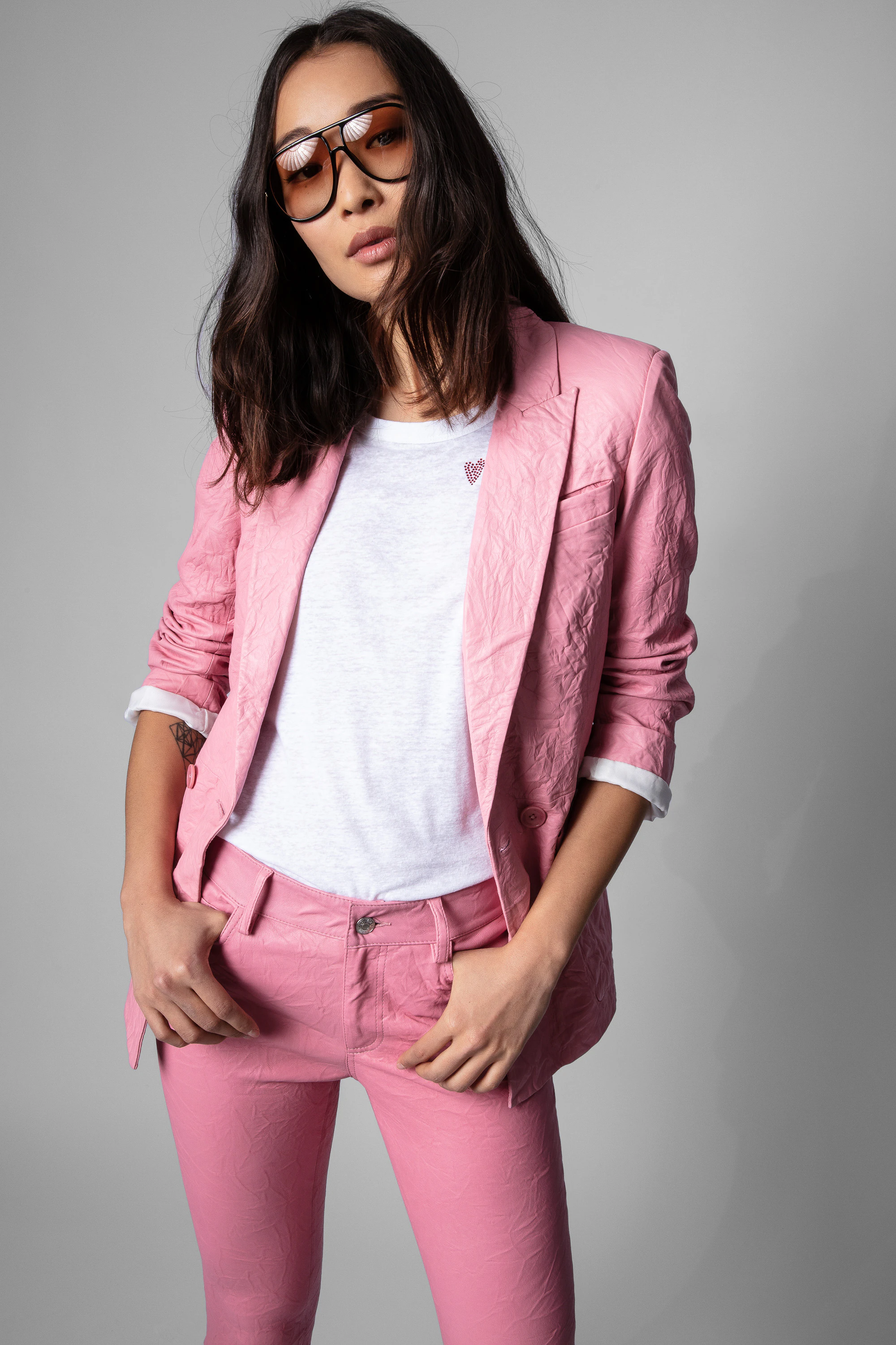 Blazer Visko 100% Crinkled Leather thumbnail 1