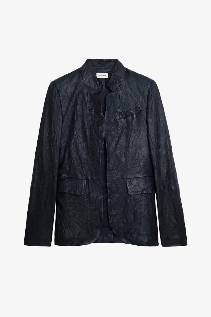 Blazer Very Pelle Stropicciata