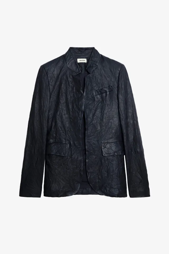 Blazer Very Pelle Stropicciata