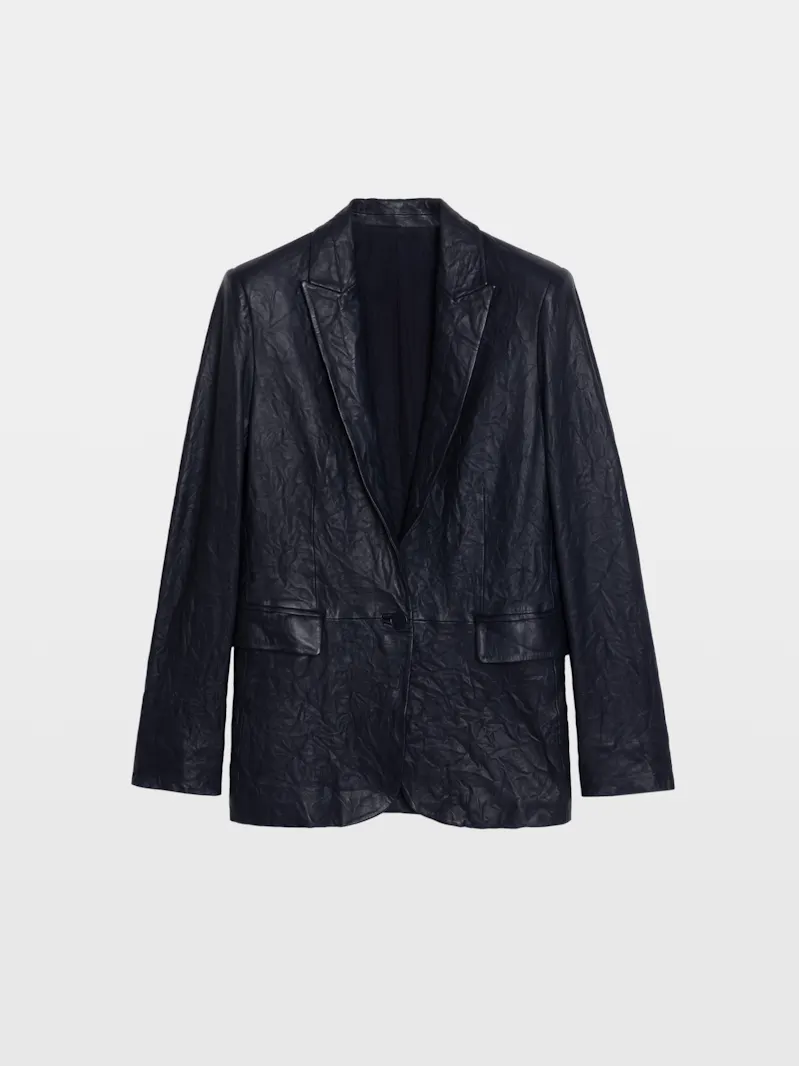 Valse Leather Blazer