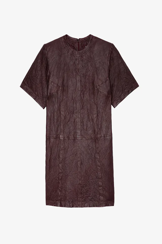 Robe Riddy Cuir Froissé
