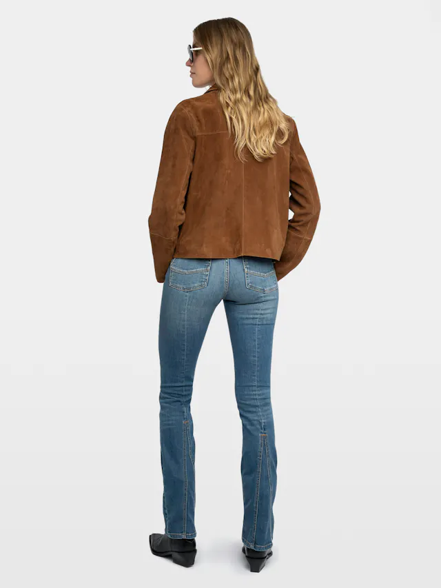 Lessa Jacket 100% Suede Leather