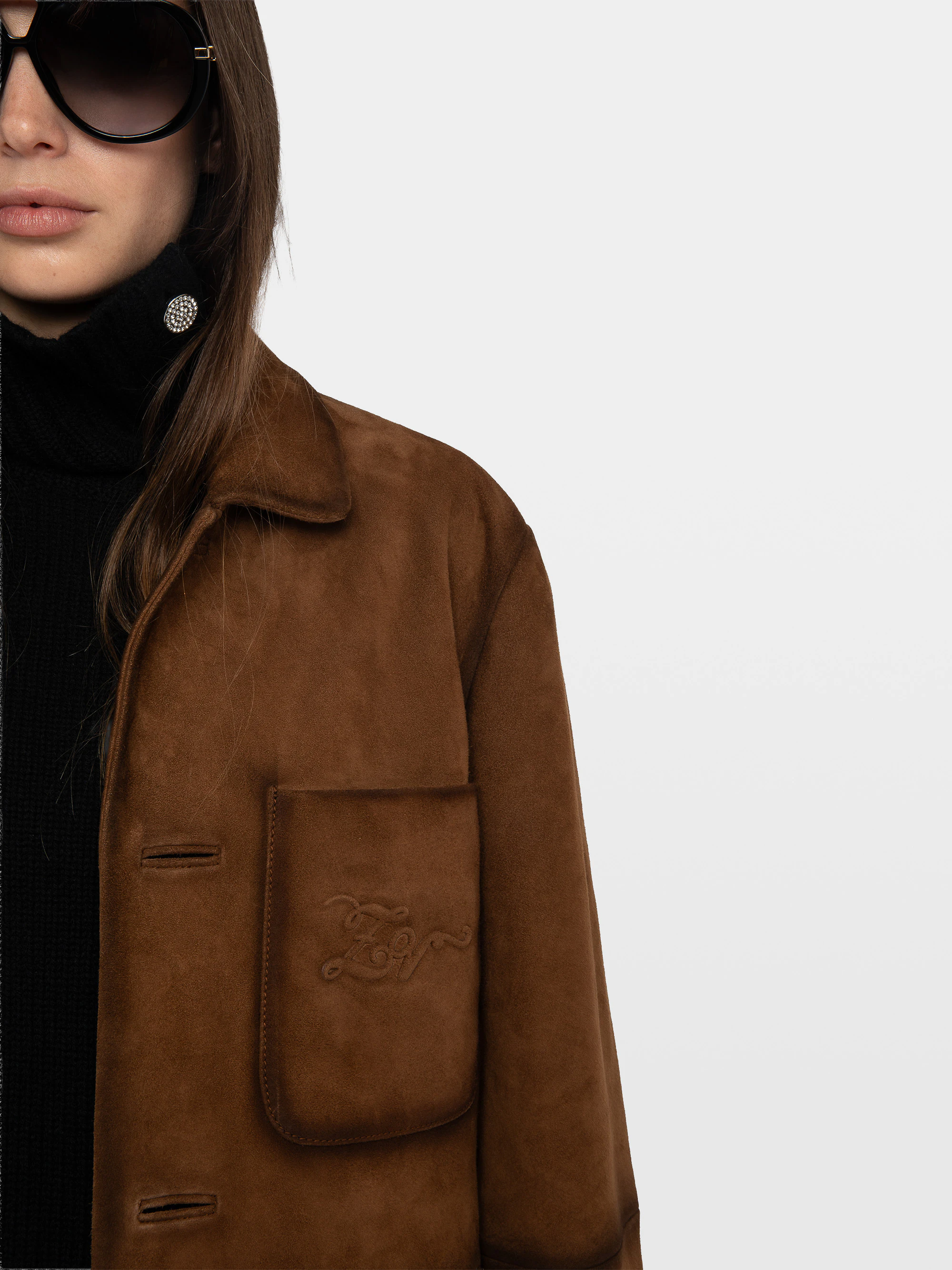 Venezia Leather Suede Western Jacket