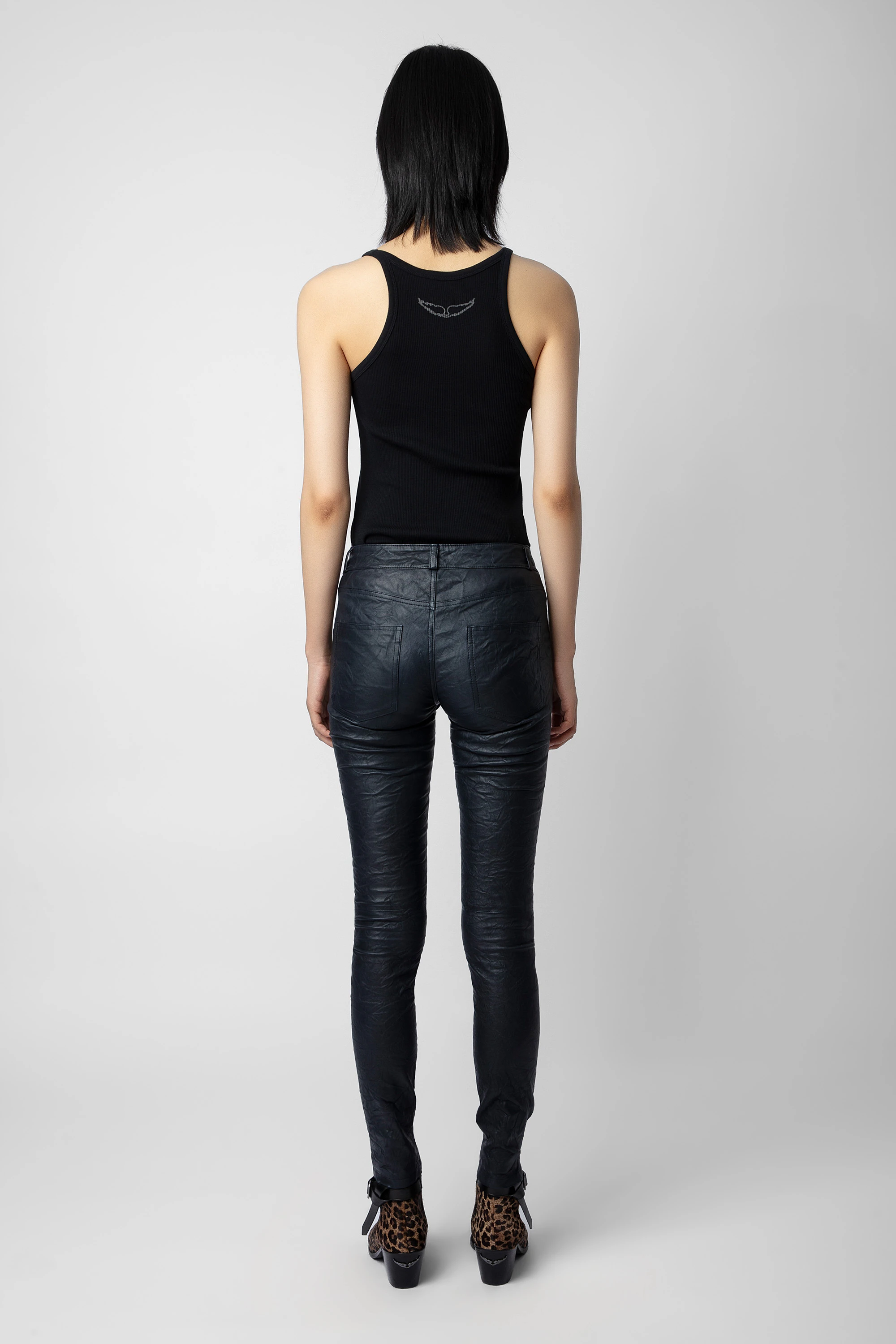 Trousers Phlame Crinkled Leather thumbnail 5