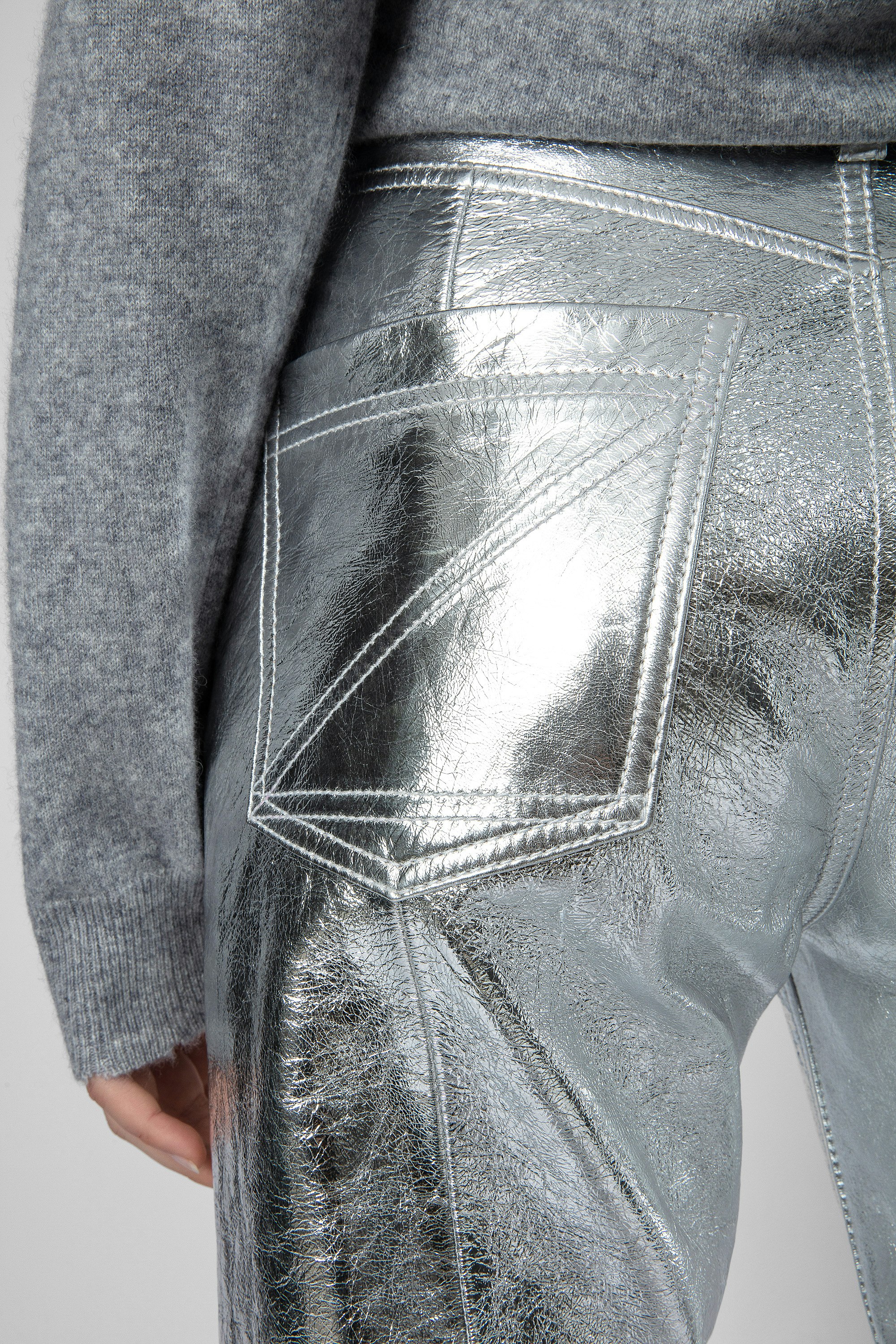 Pantalón Poete de cuero 3