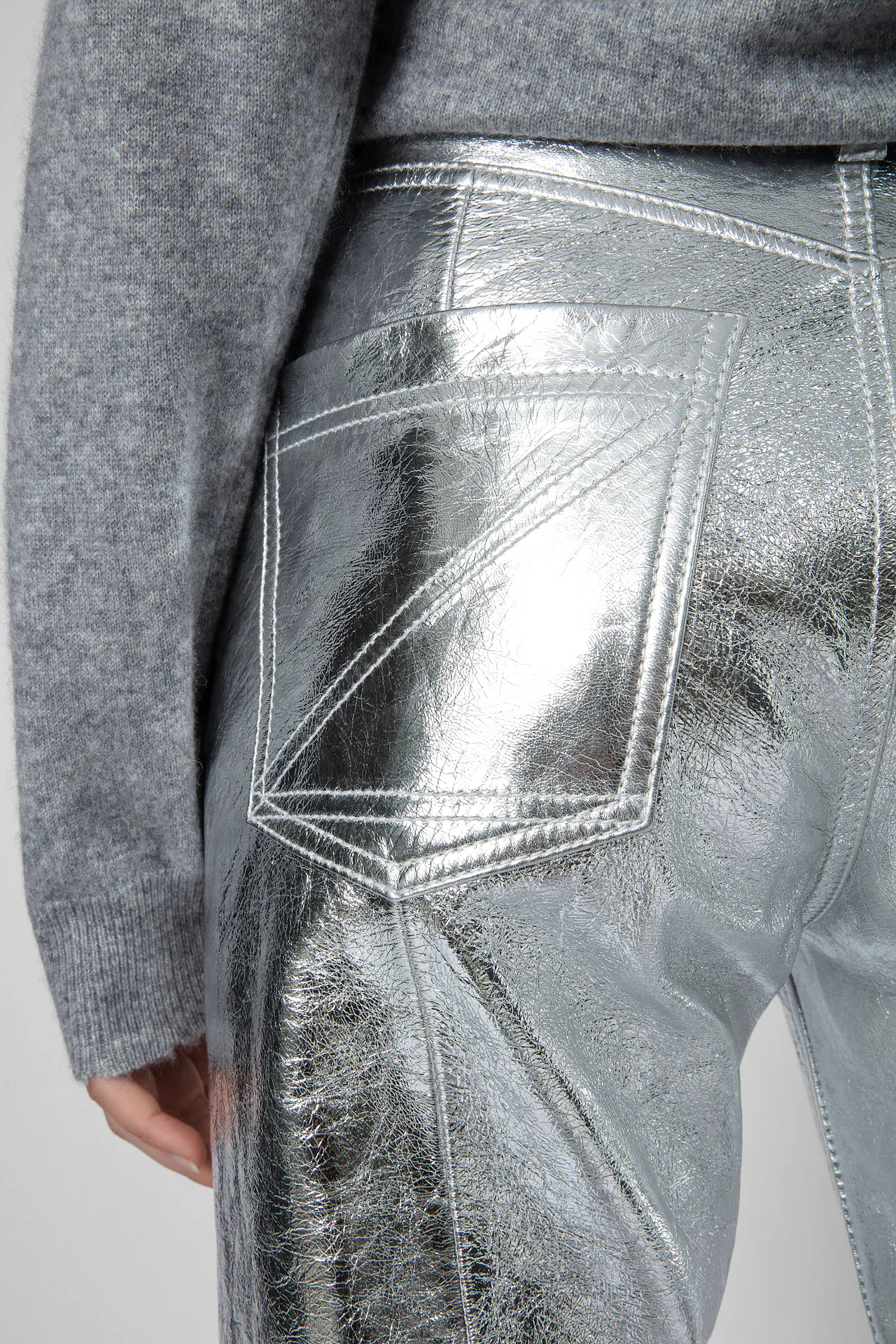 Pantalón Poete de cuero 3