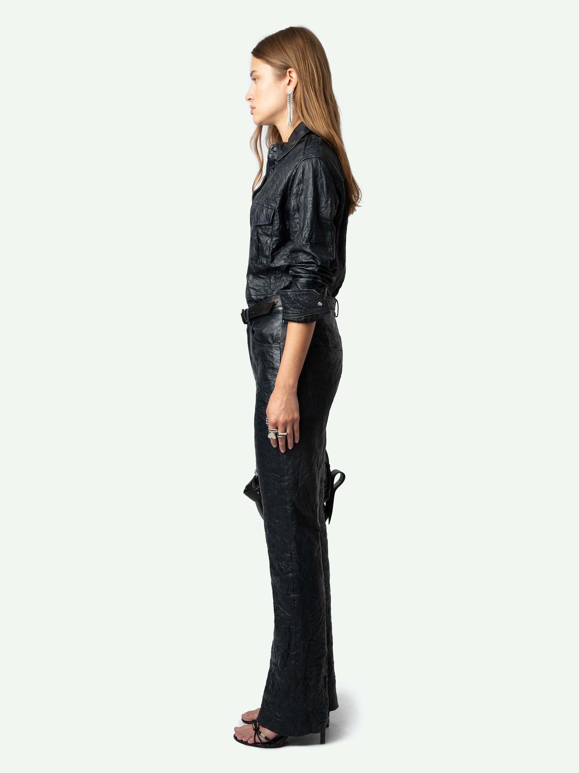 Poete Leather Pants