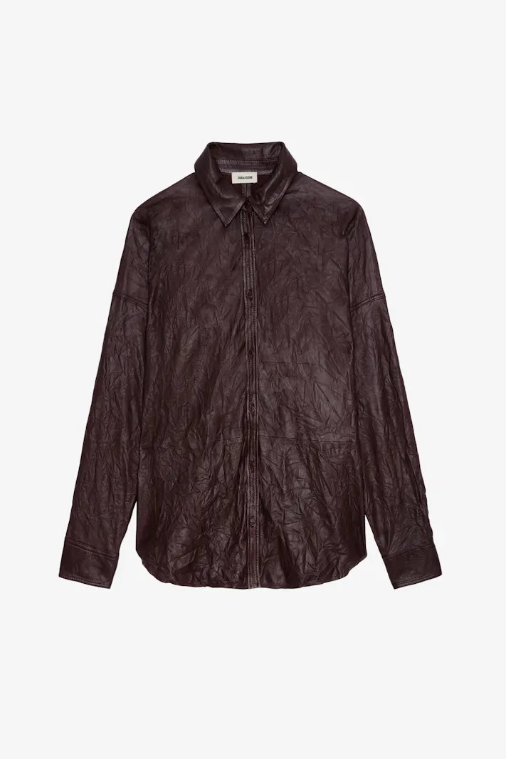 Chemise Tamara Cuir Froissé