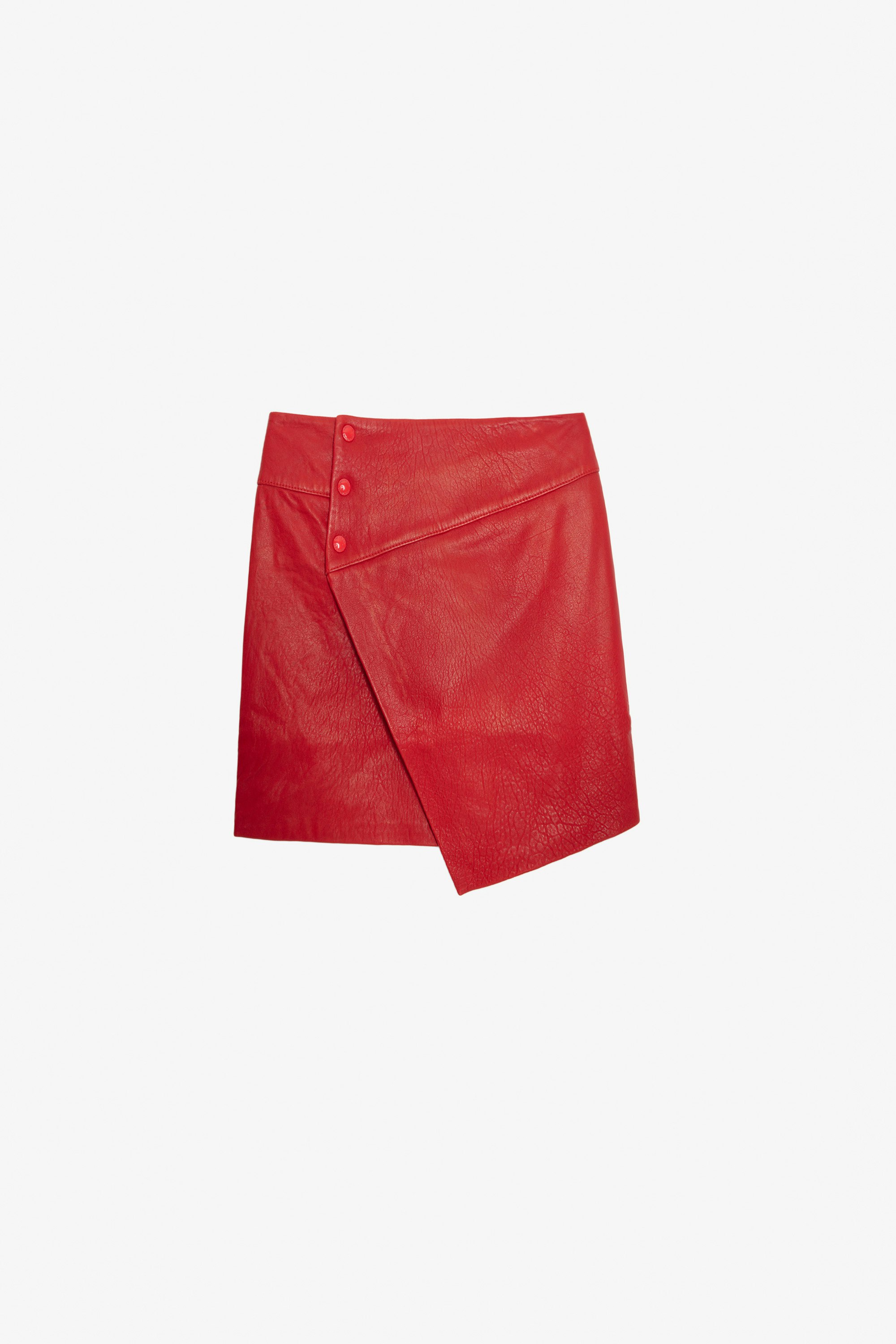 Junko Biker Leather Skirt
