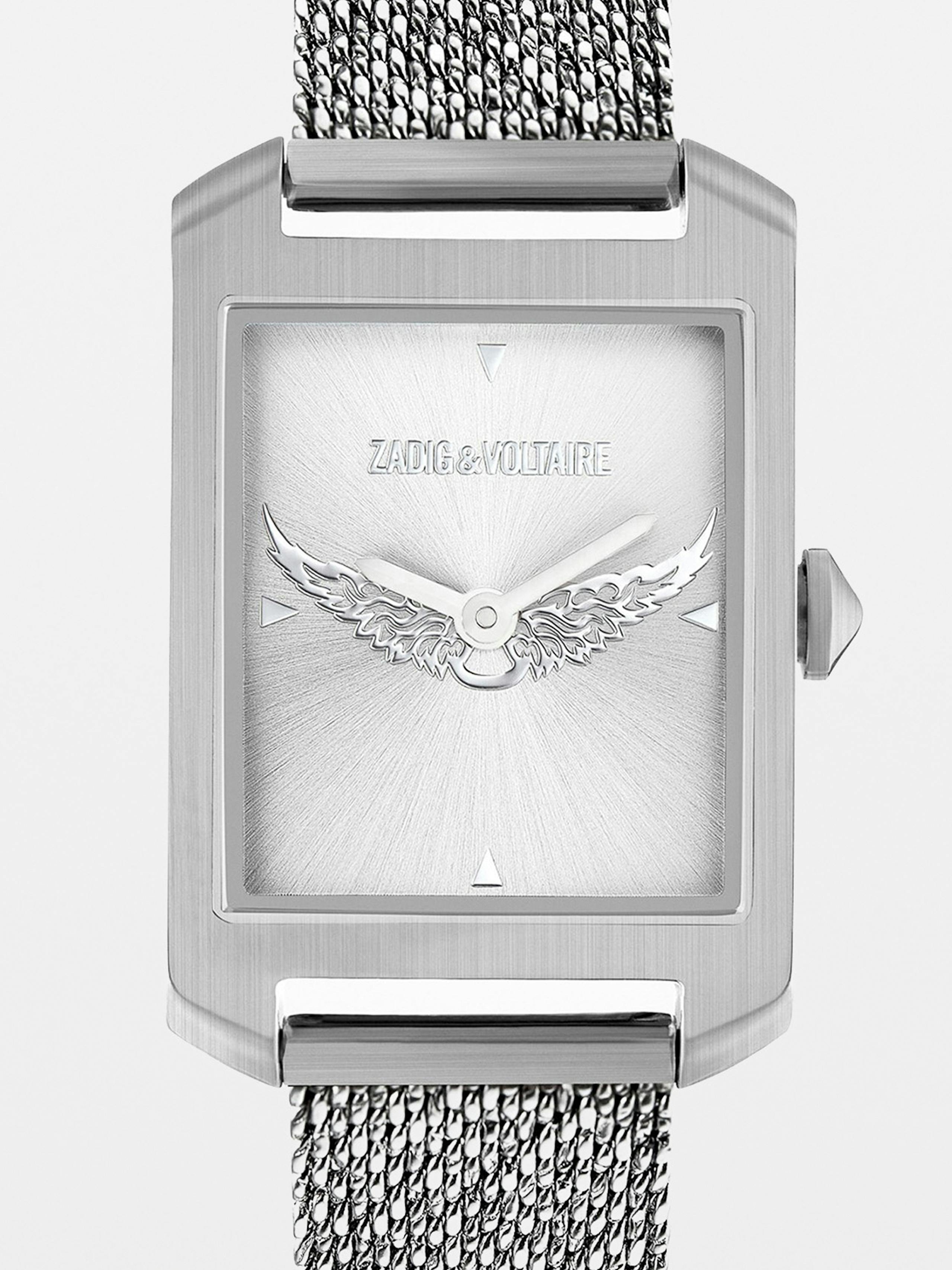 Uhr Voltaire Wings Silver 3