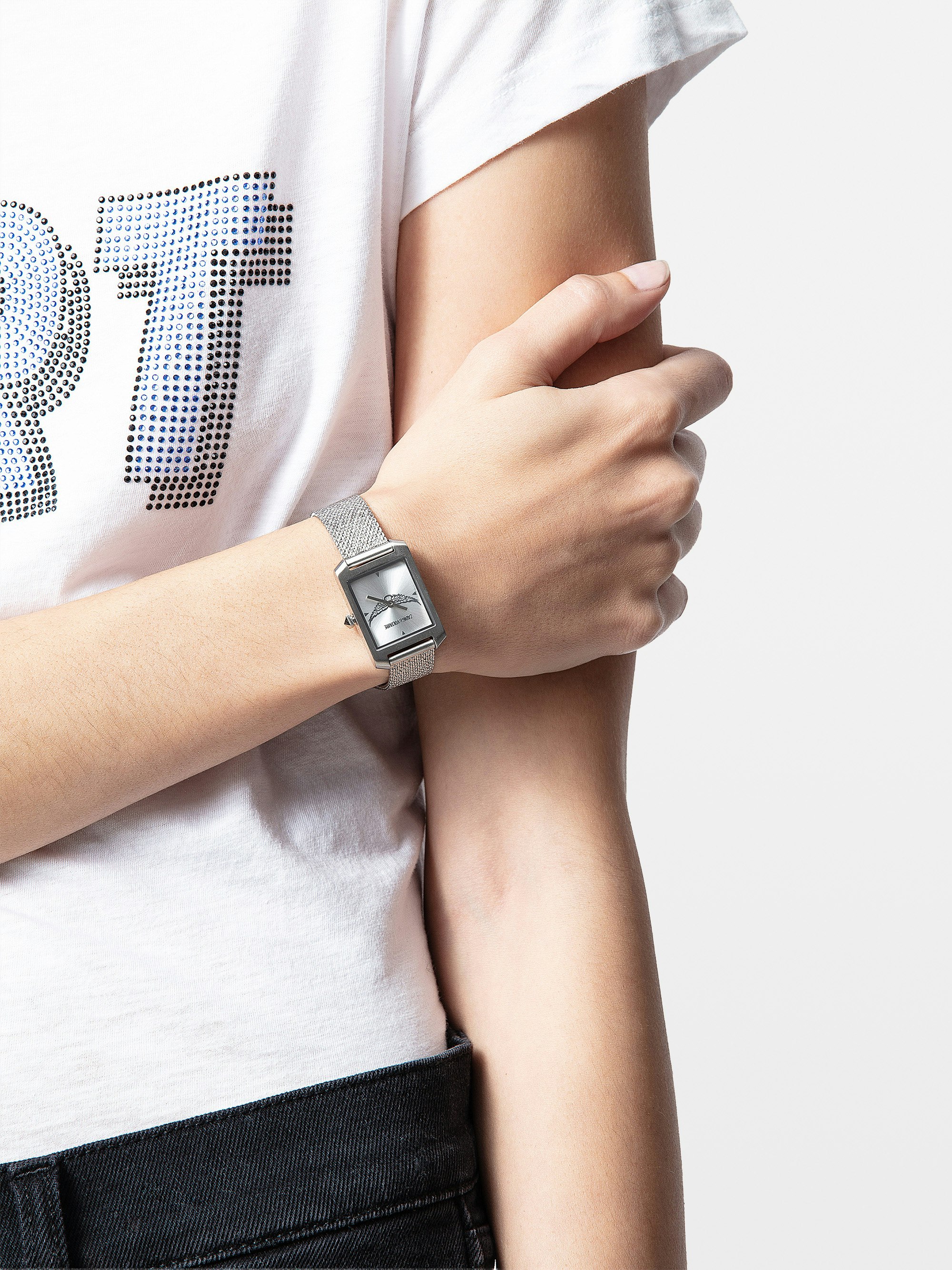 Uhr Voltaire Wings Silver