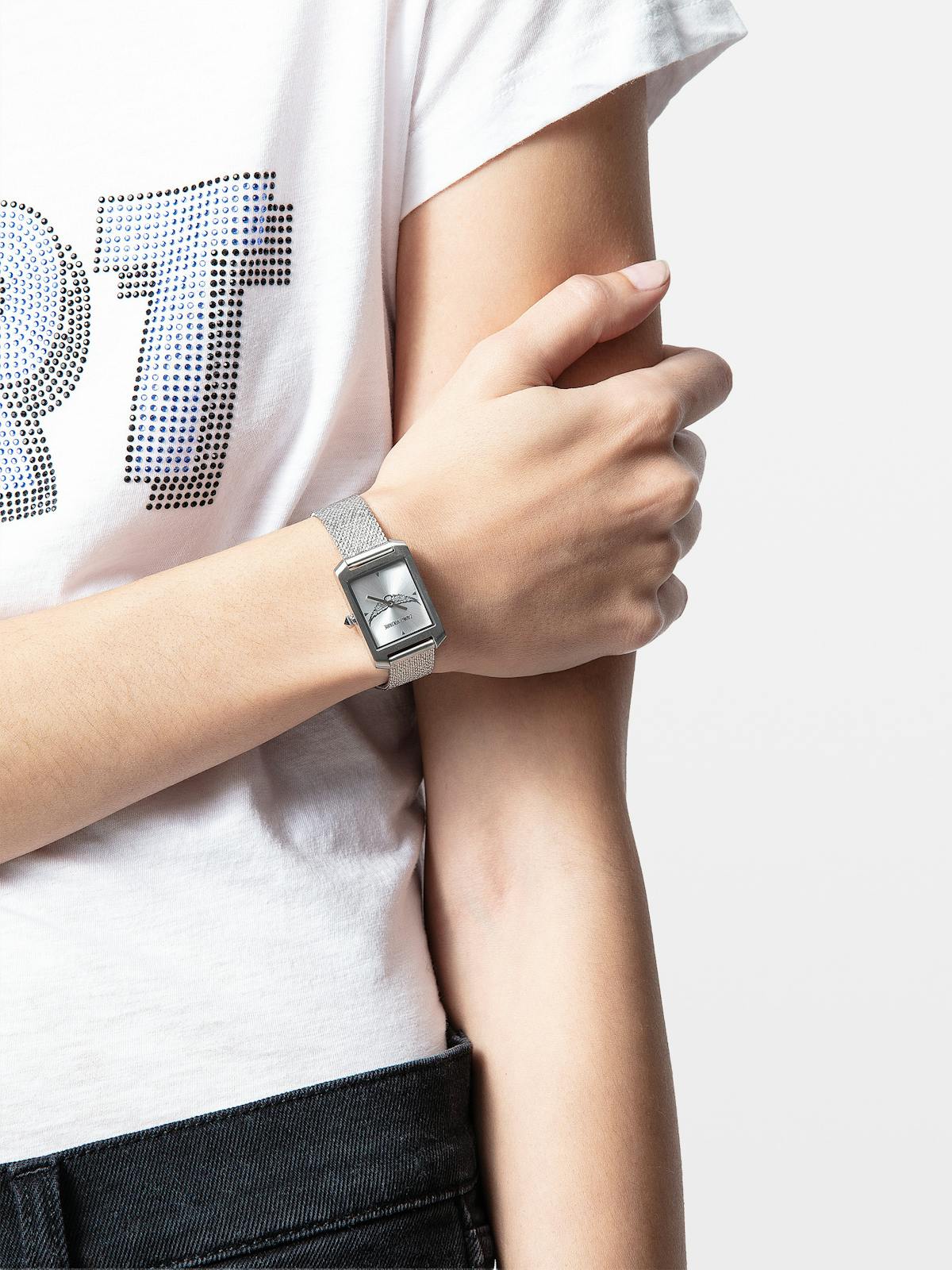 Uhr Voltaire Wings Silver