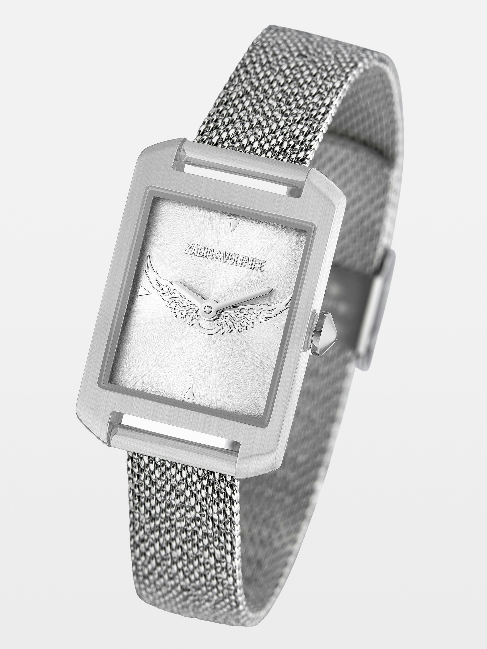 Uhr Voltaire Wings Silver
