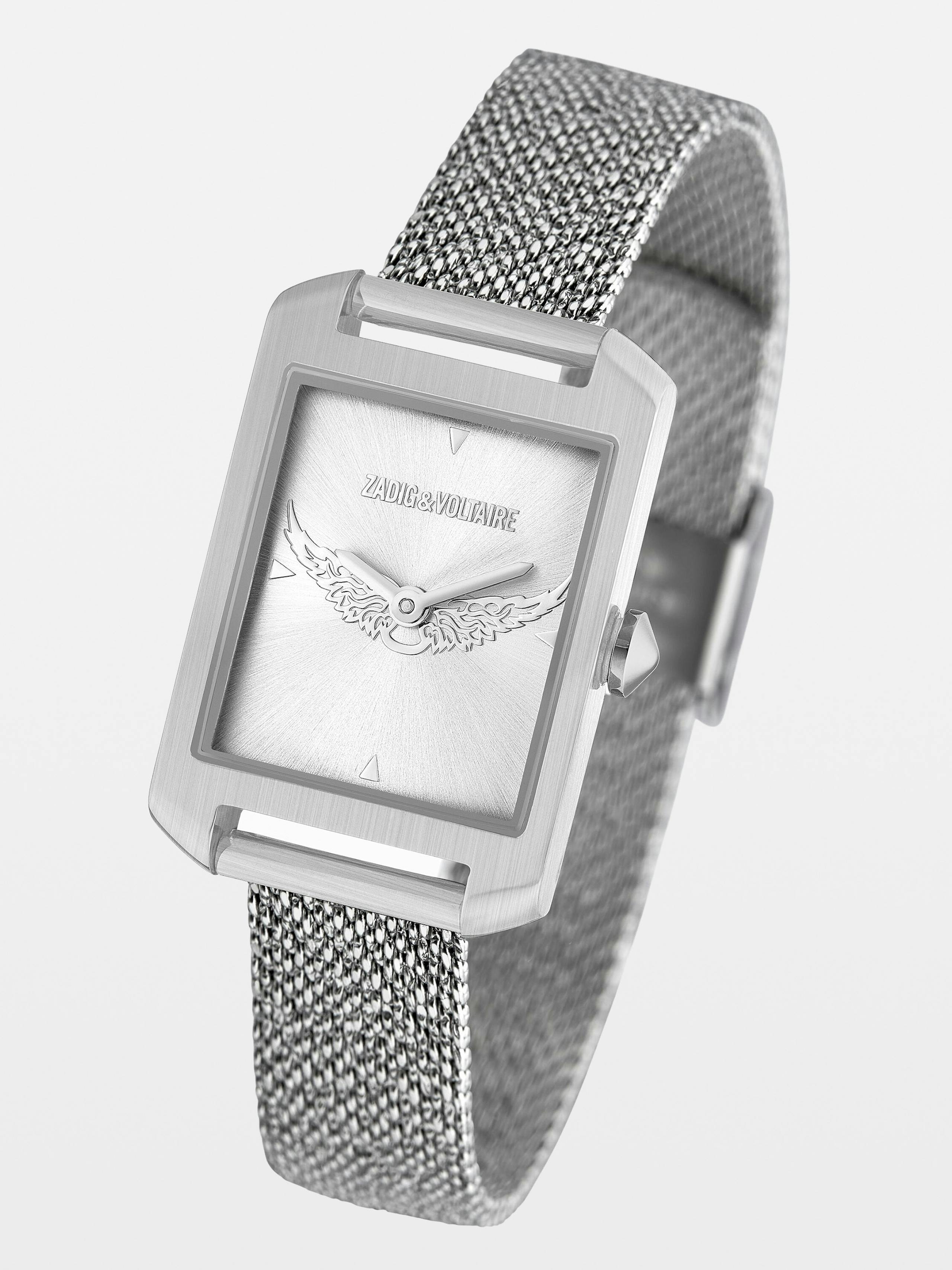 Uhr Voltaire Wings Silver 2