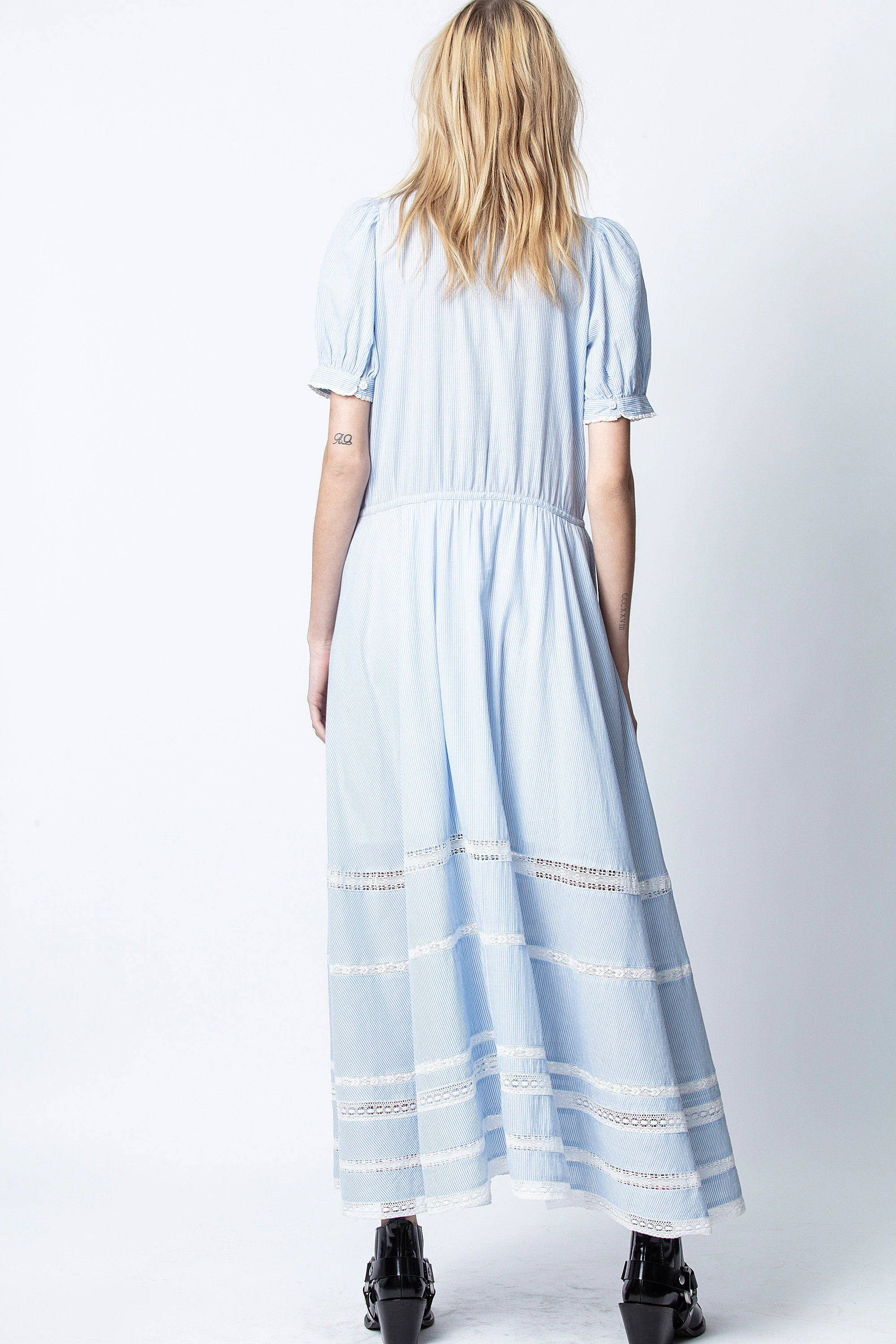 Robe Regard Coton Rayé thumbnail 5