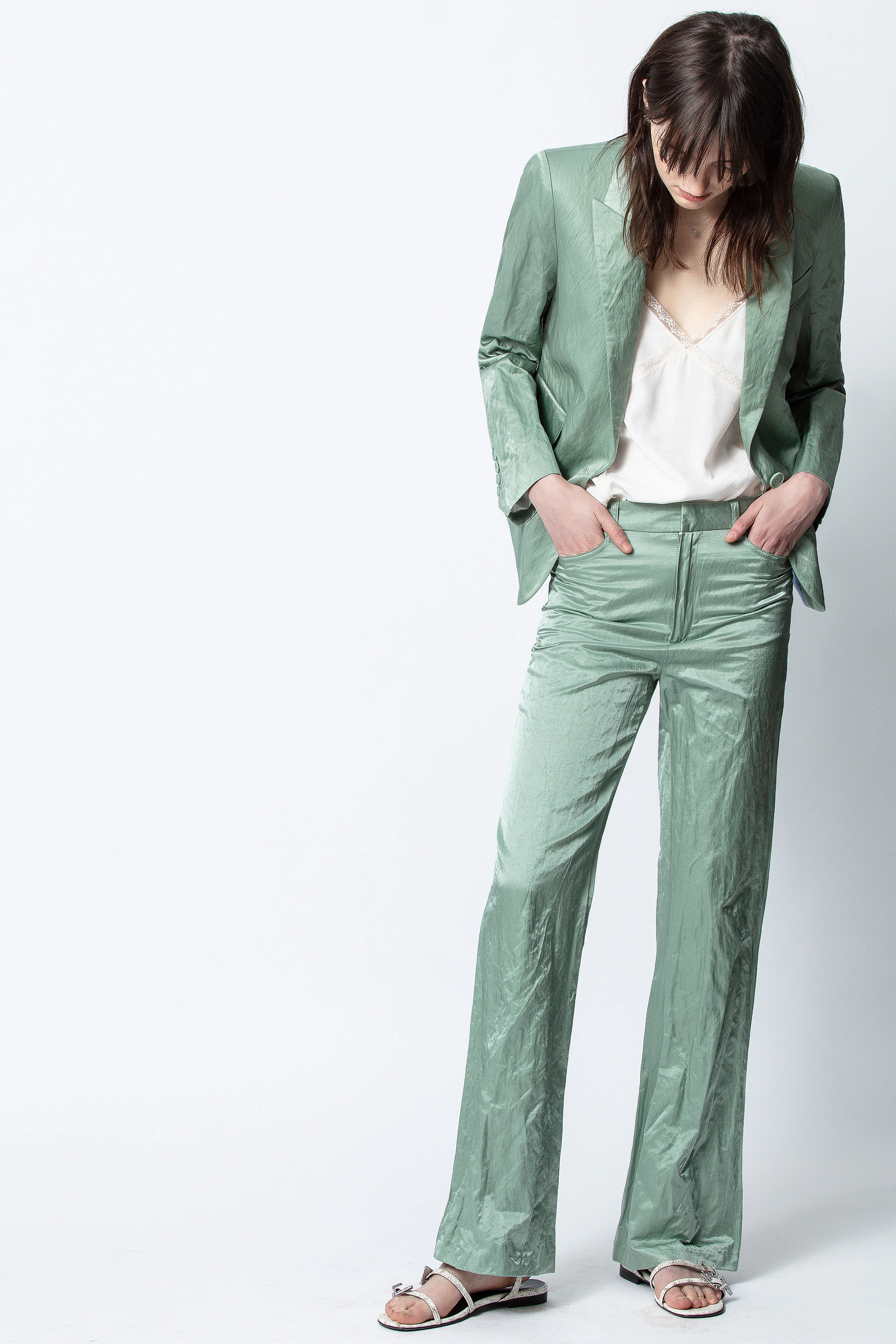 Pistol Satin Pants thumbnail 1