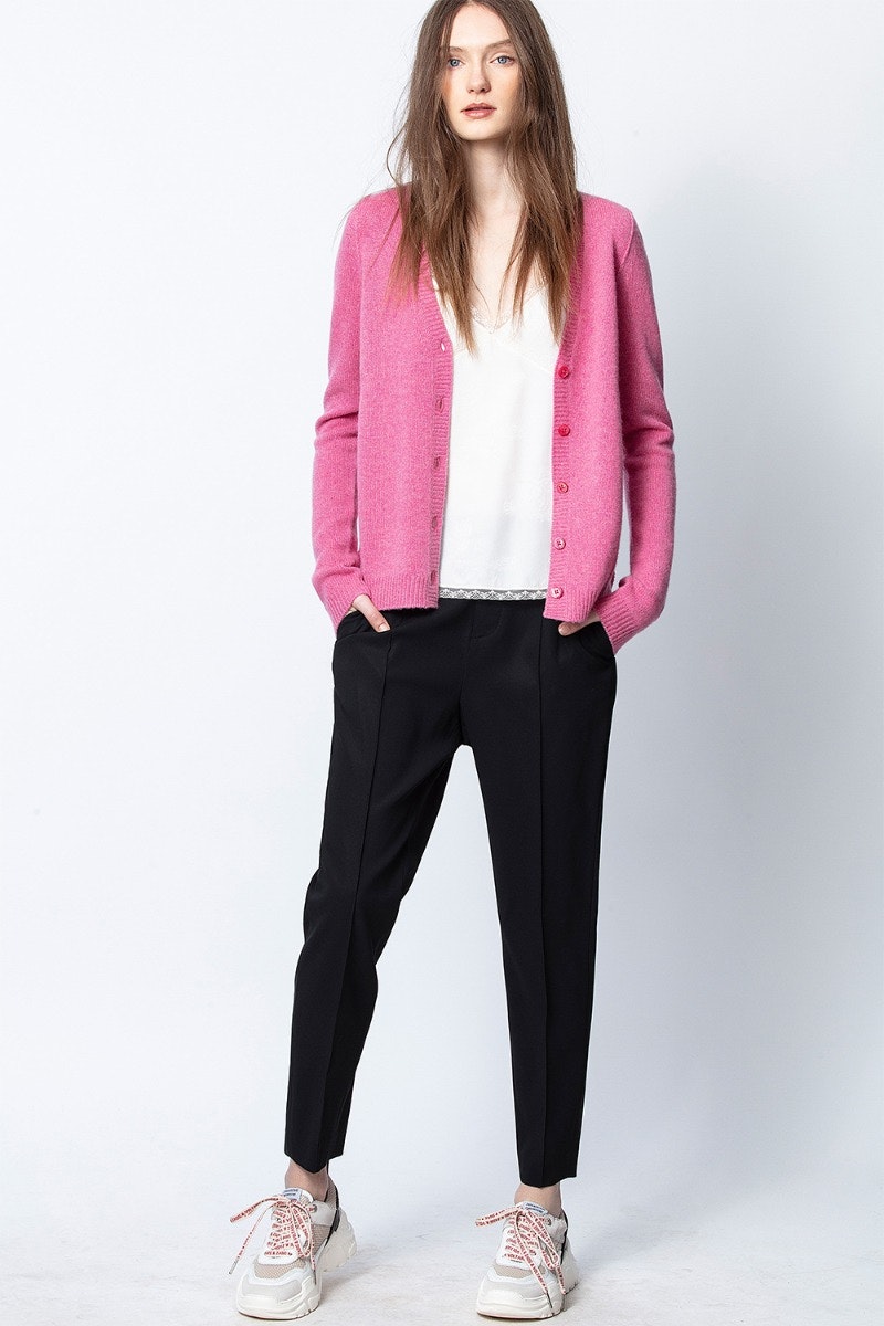 Nerys Art Strass Cachemire Cardigan 2